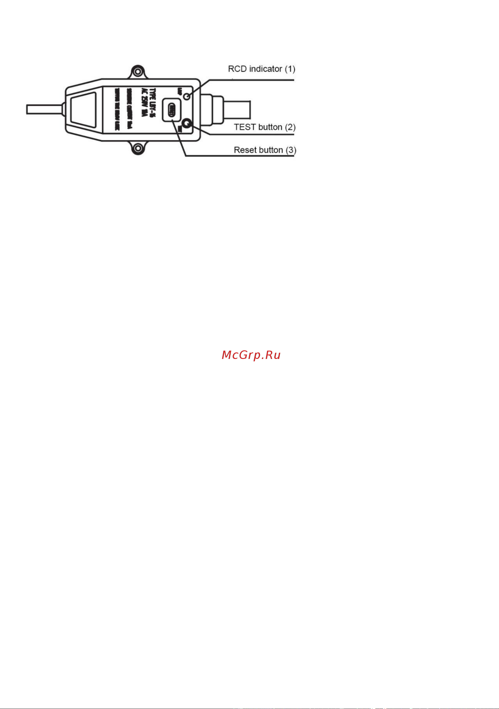 Timberk T-WSS30-N41D-V [24/44] Connect the power cord to the electric main the indicator 1 will come on 2 press button 2 to test voltage will not be applied the indicator 1 will turn off and the reset button 3 will go up 3 to restart press button 3 voltage will be applied again and the indicator 1 will come on note if voltage is not disconnected and or the indicator 1 does not turn off once you press the test button 2 the rcd does not work properly if voltage is not connected and or the indicator 1 does not come on once you press the reset button 3 the water heater does not work properly in either case disconnect the water heater and call the service center to reduce the risk of electrocution do not disassemble remove or pour liquid into the product