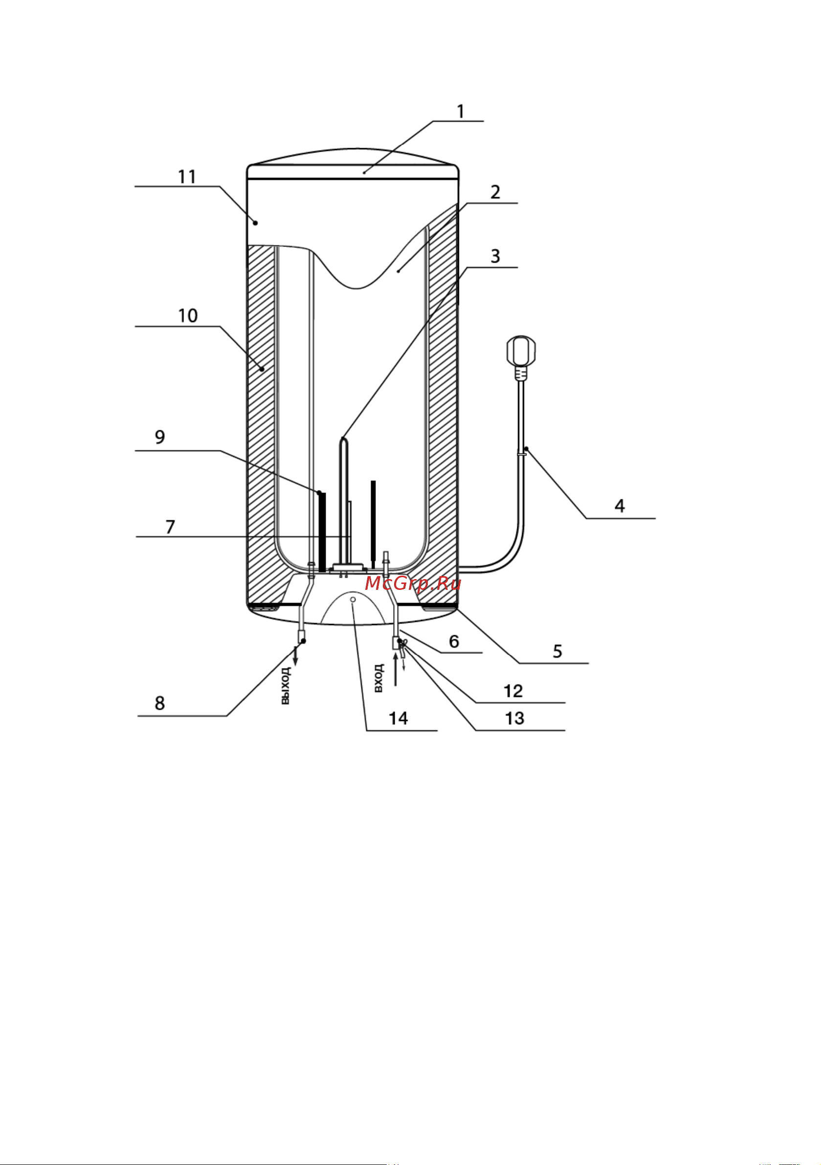 Timberk R20 40л. T-WSS40-R20-V Инструкция по эксплуатации онлайн [7/48] 857582