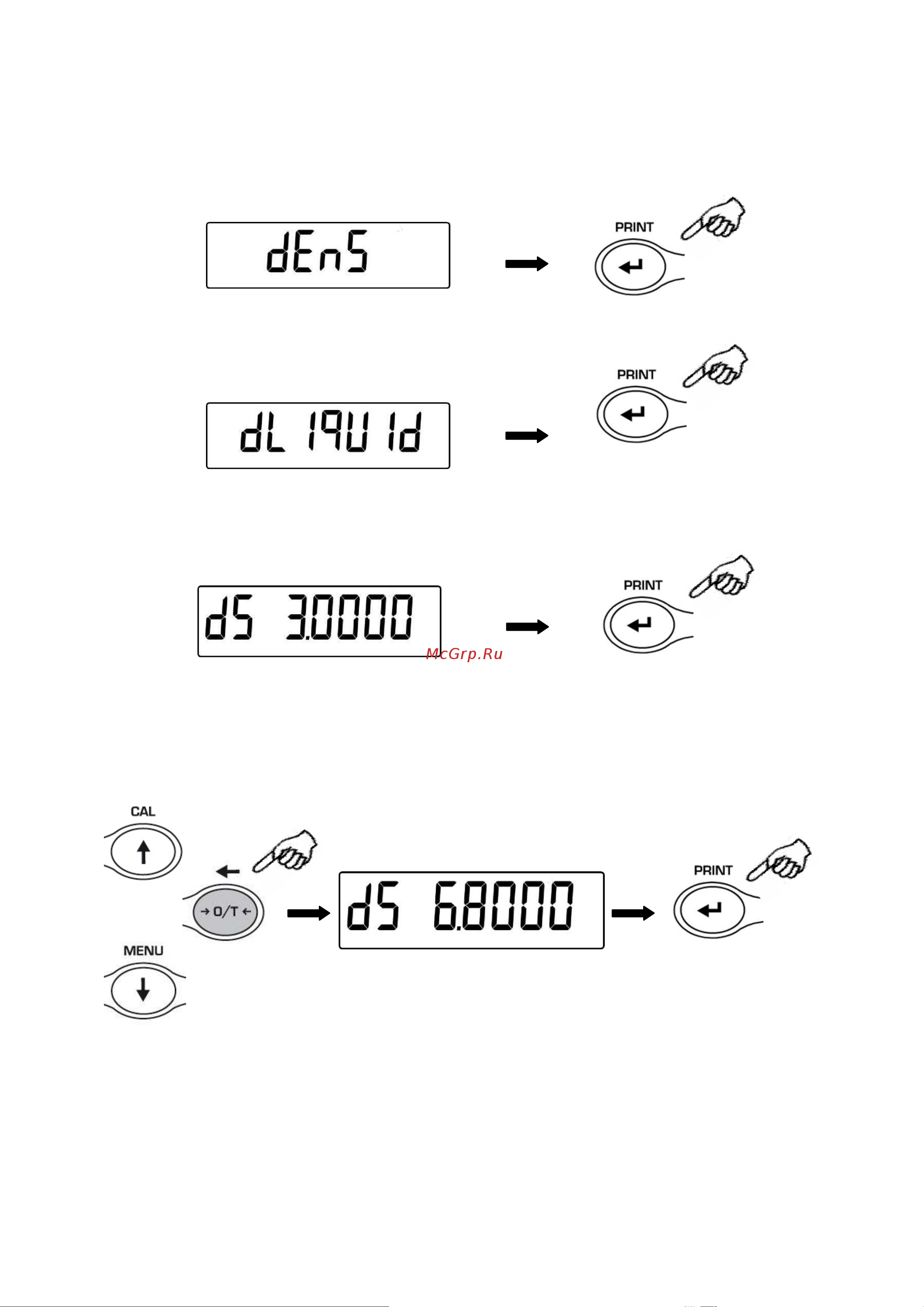 Demcom DA-8202 [42/65] Определение плотности жидкостей
