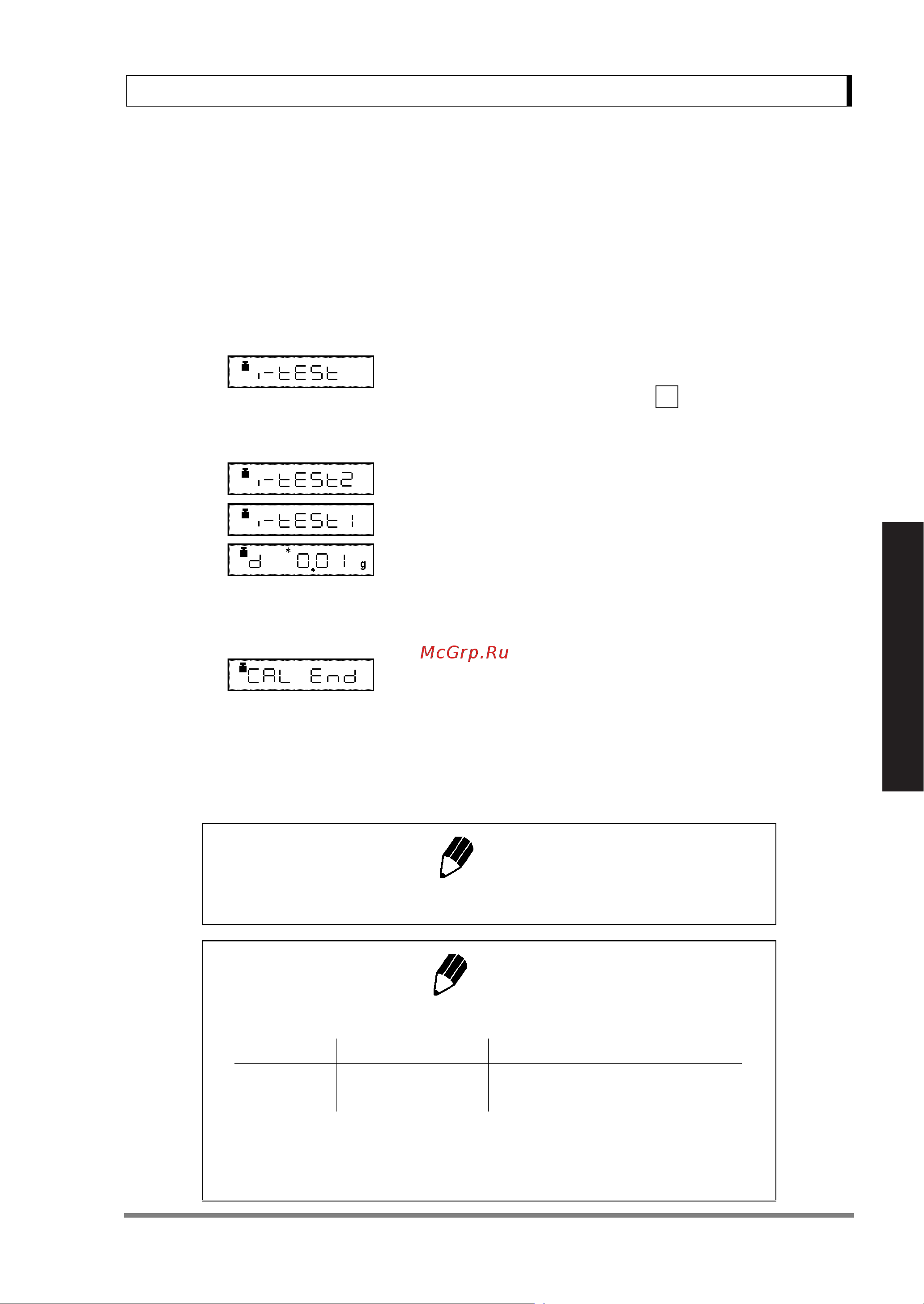 Shimadzu UW-2200H [57/129] Calibration check using the built in weight uw series only