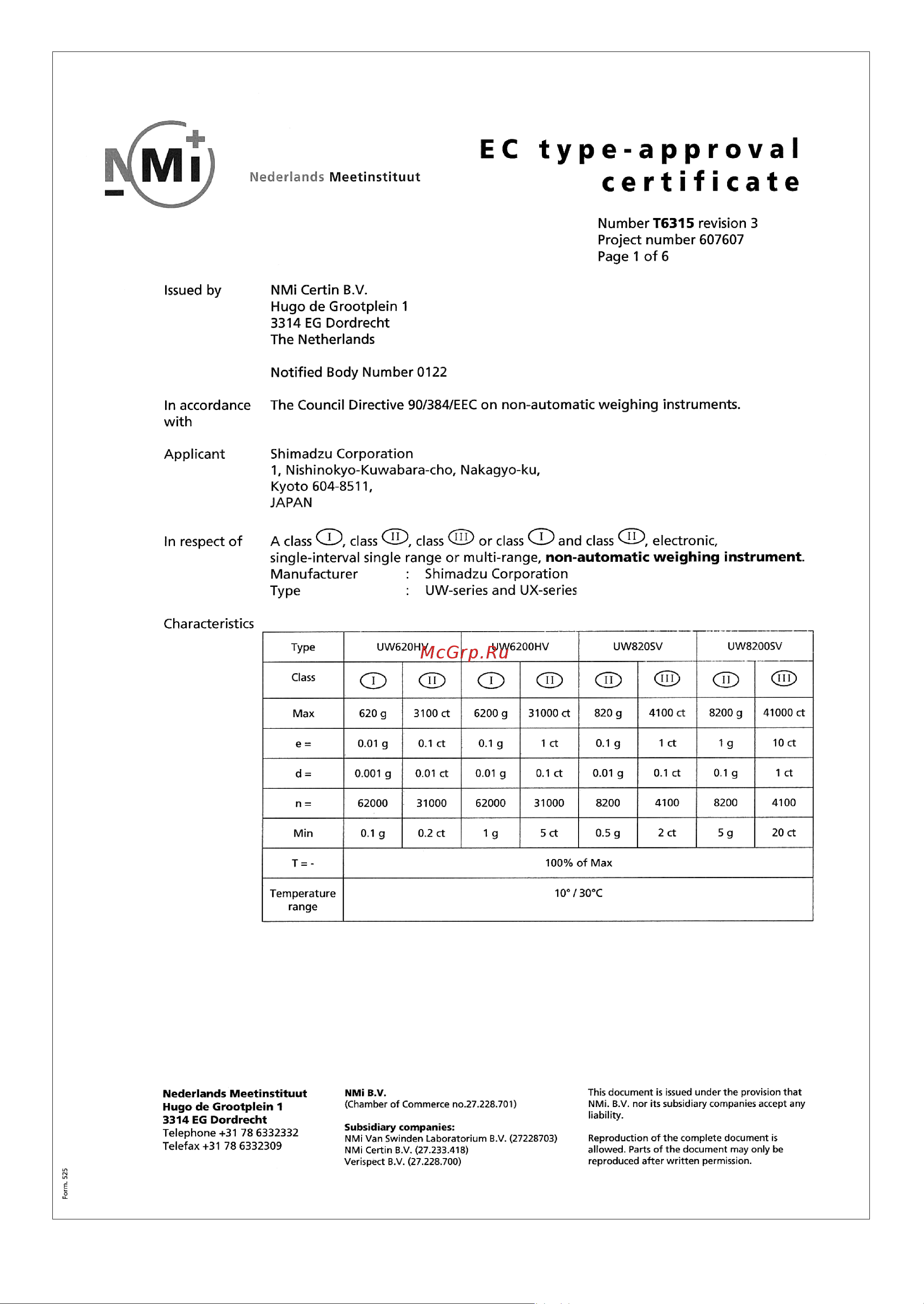 Shimadzu UX-620H Руководство пользователя онлайн [8/129] 685324