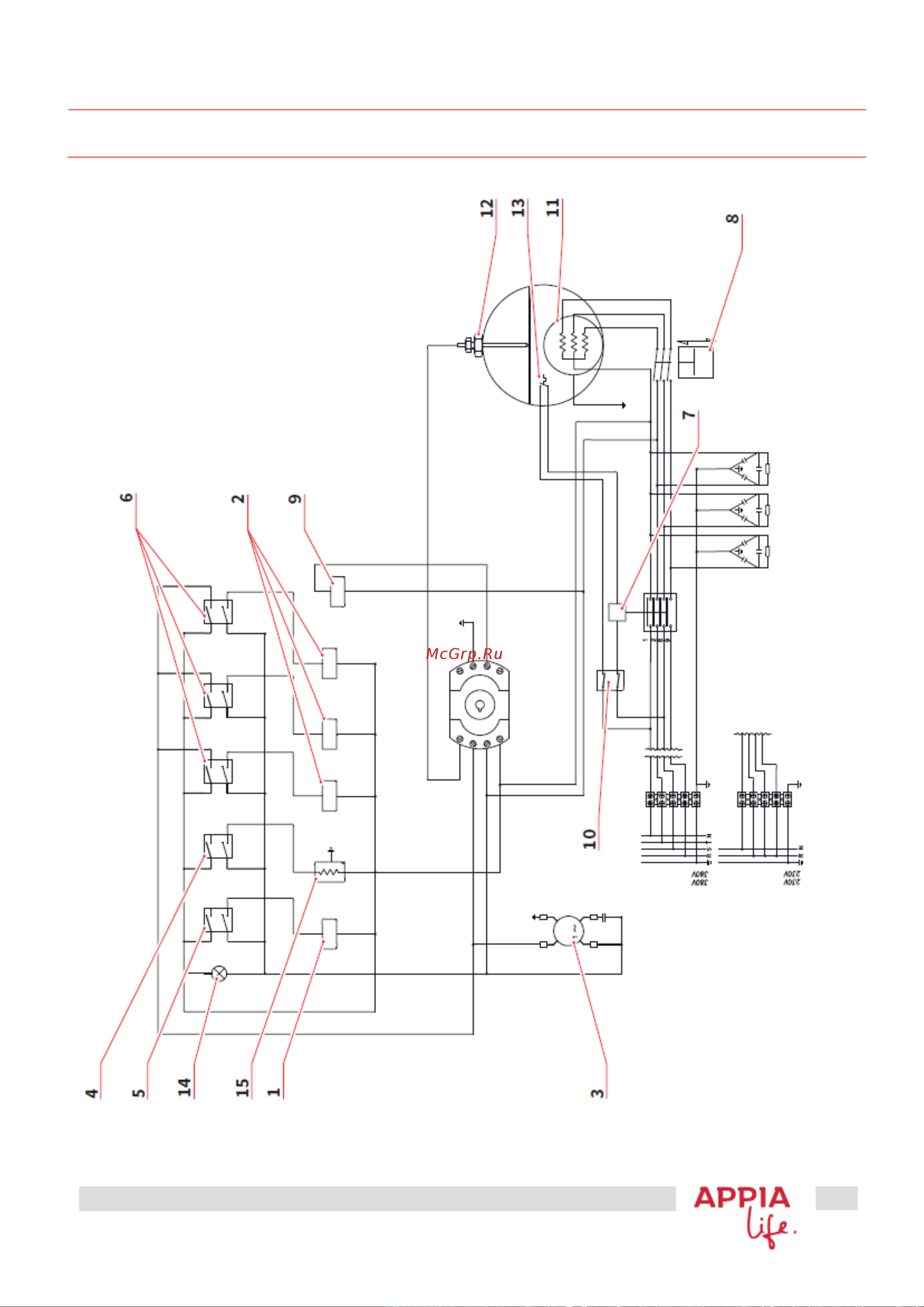 Nuova Simonelli Appia Life 1Gr S черная, высокая группа, полуавтомат [51/62] Схемы