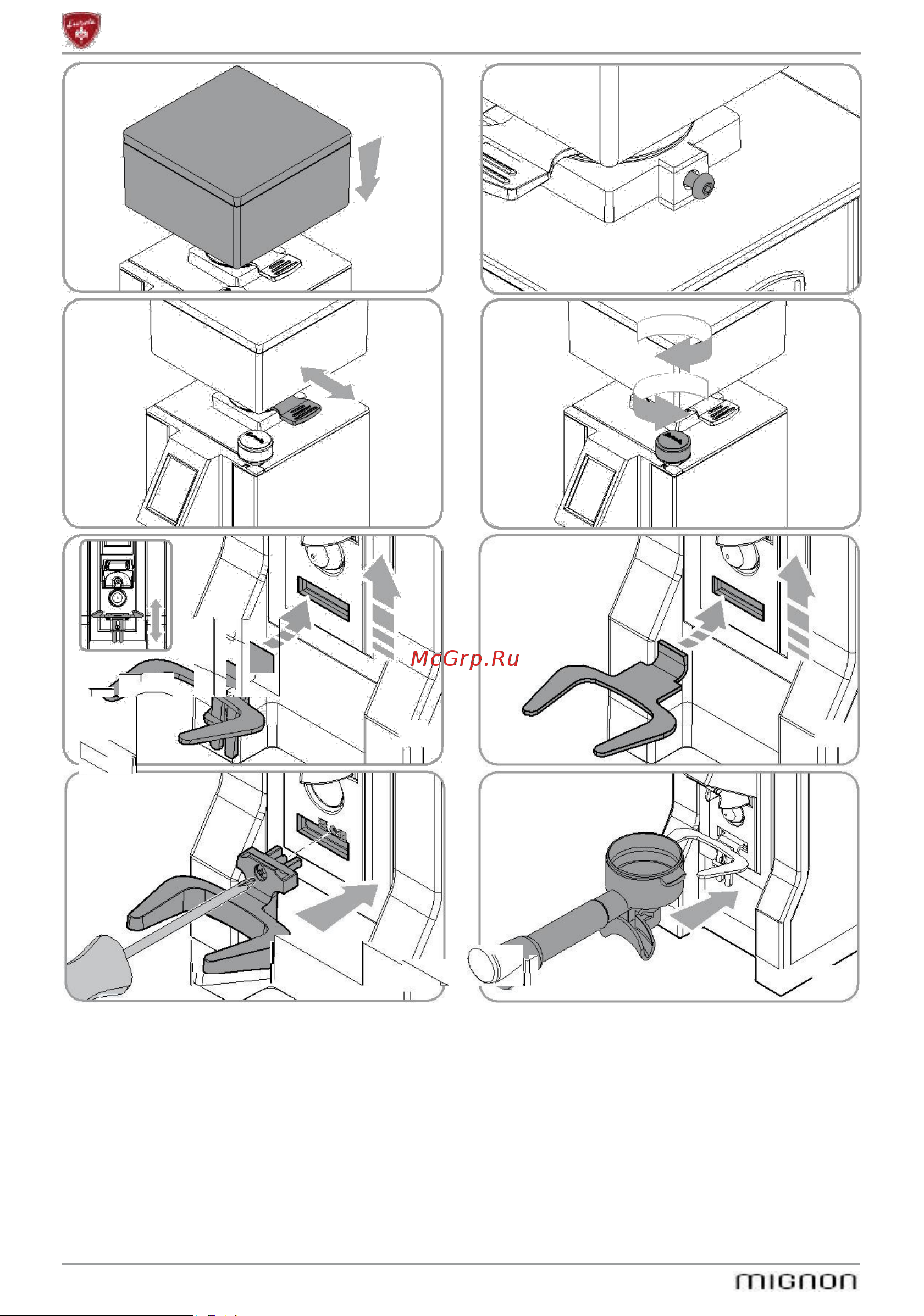 Eureka MIGNON PERFETTO 50 15BL красная Инструкция по эксплуатации онлайн [7/13] 685841