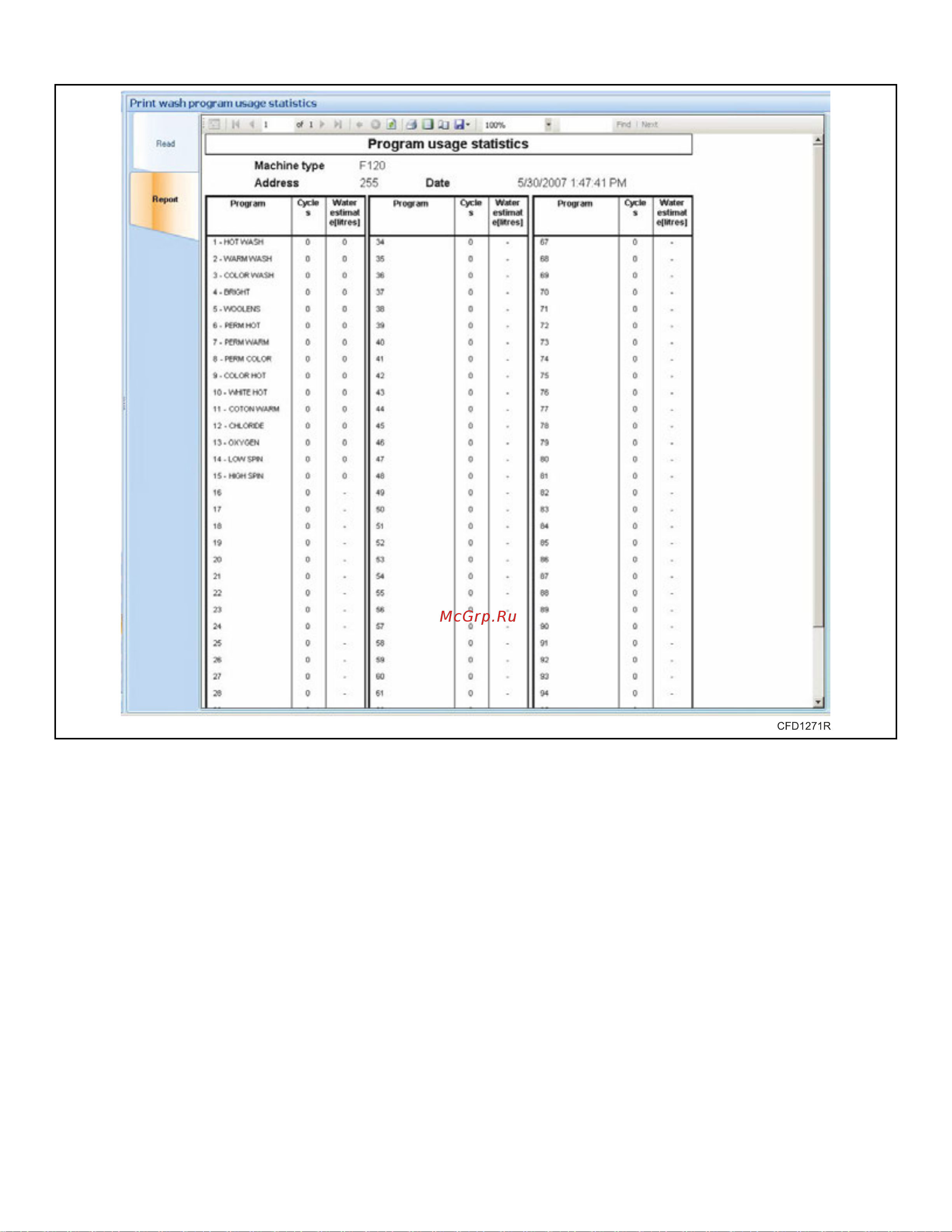 Alliance SYC135DN0H1U1AC0AA [38/45] Error log журнал ошибок print washer s basic error log печать основного журнала ошибок стиральной машины