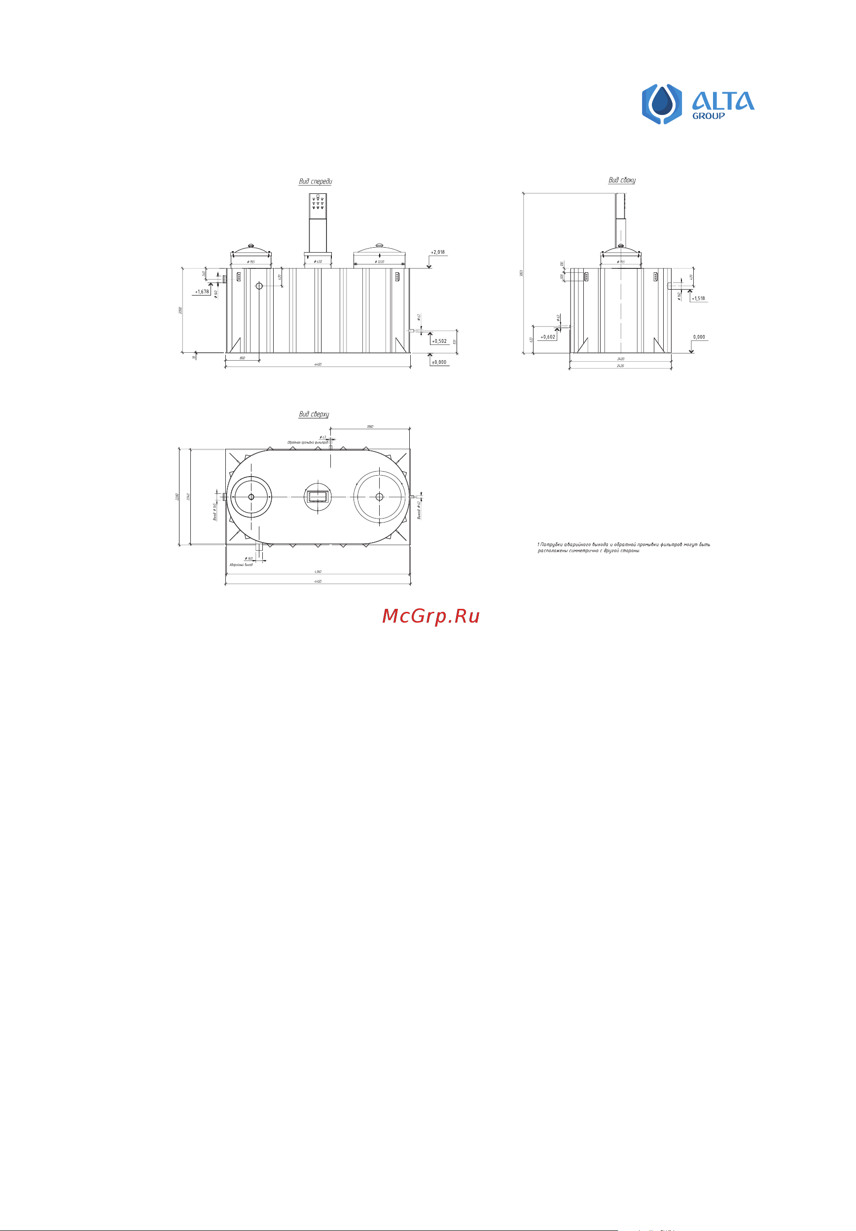 Alta Group Alta BioClean 5 [8/40] Описание работы alta bioclean