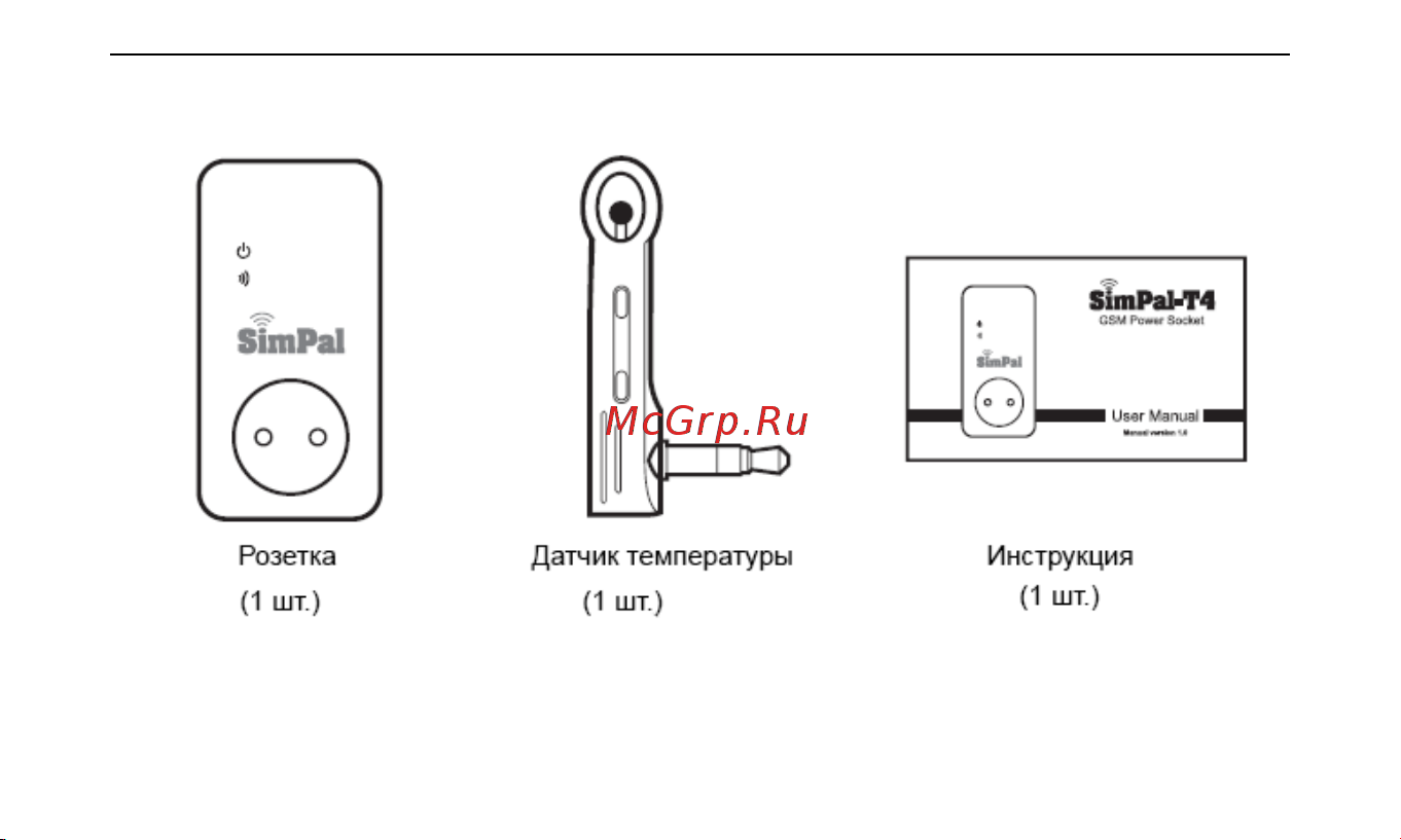 SimPal W230 [3/16] Страница 3