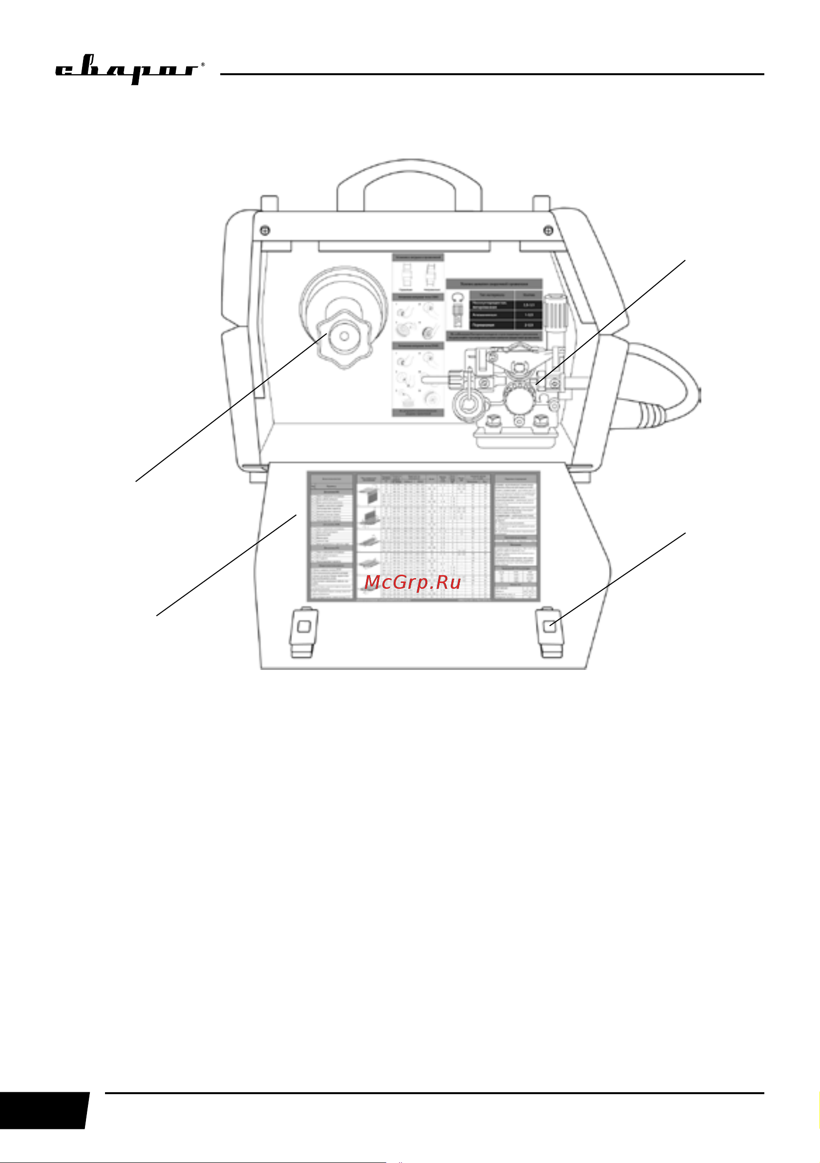 Сварог MIG 200 REAL SMART N2A5 98556 [14/112] На рисунке 6 показан вид сбоку
