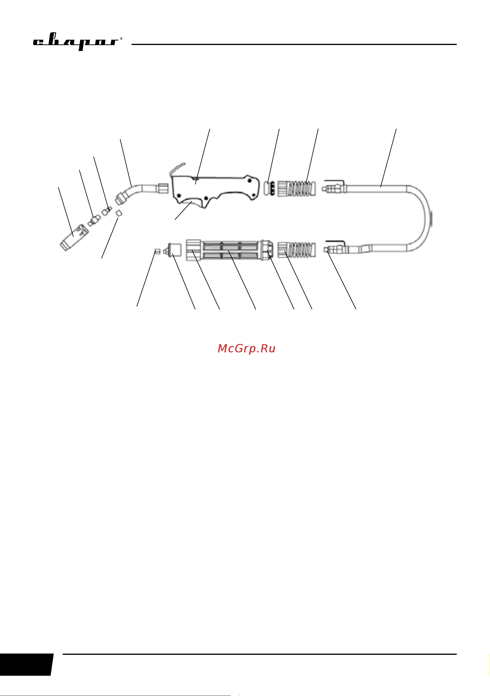Сварог MIG 200 REAL SMART N2A5 98556 [42/112] Расходные материалы для сварочных горелок