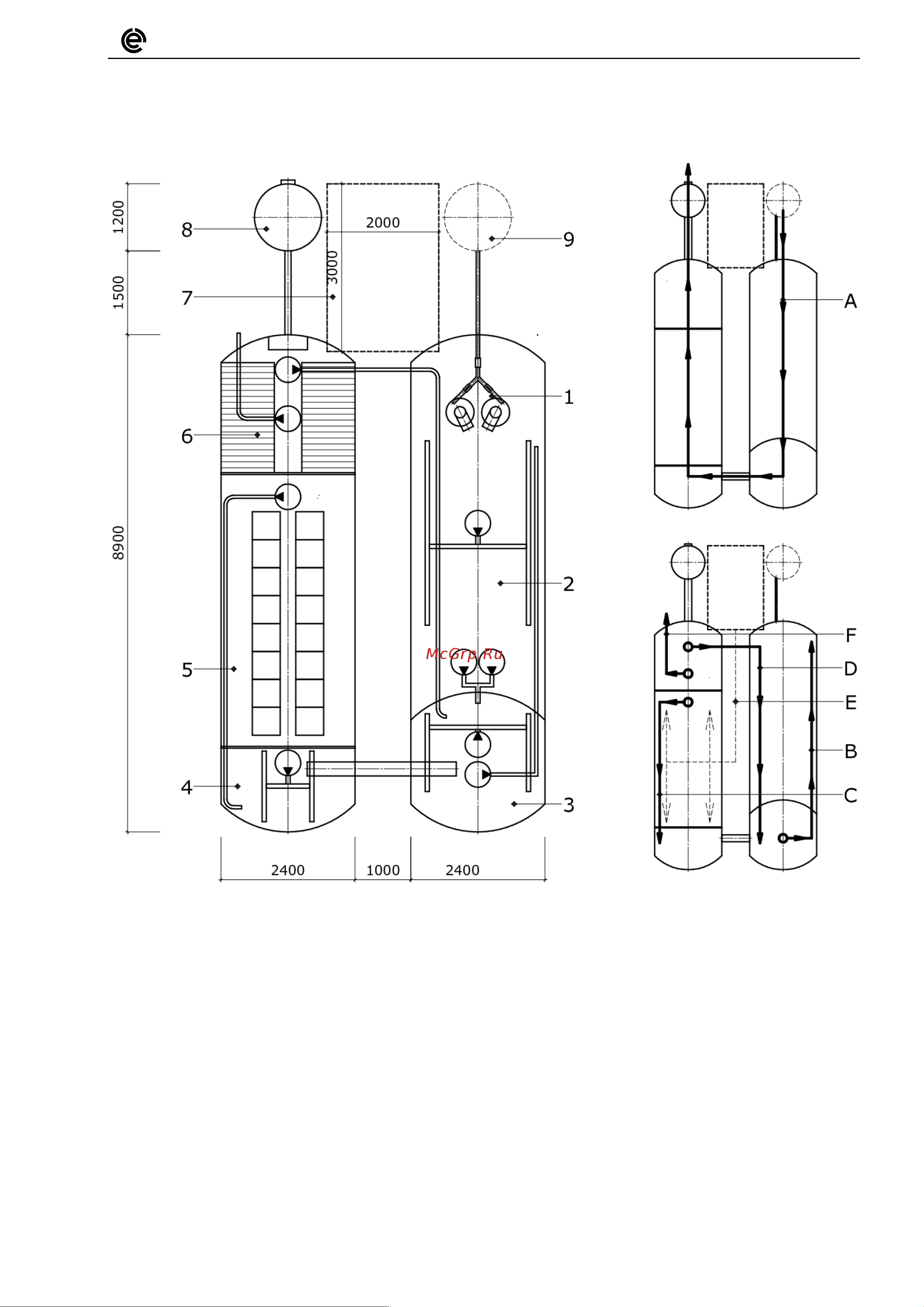 Viteco Argel BIO-50 Руководство по Монтажу онлайн