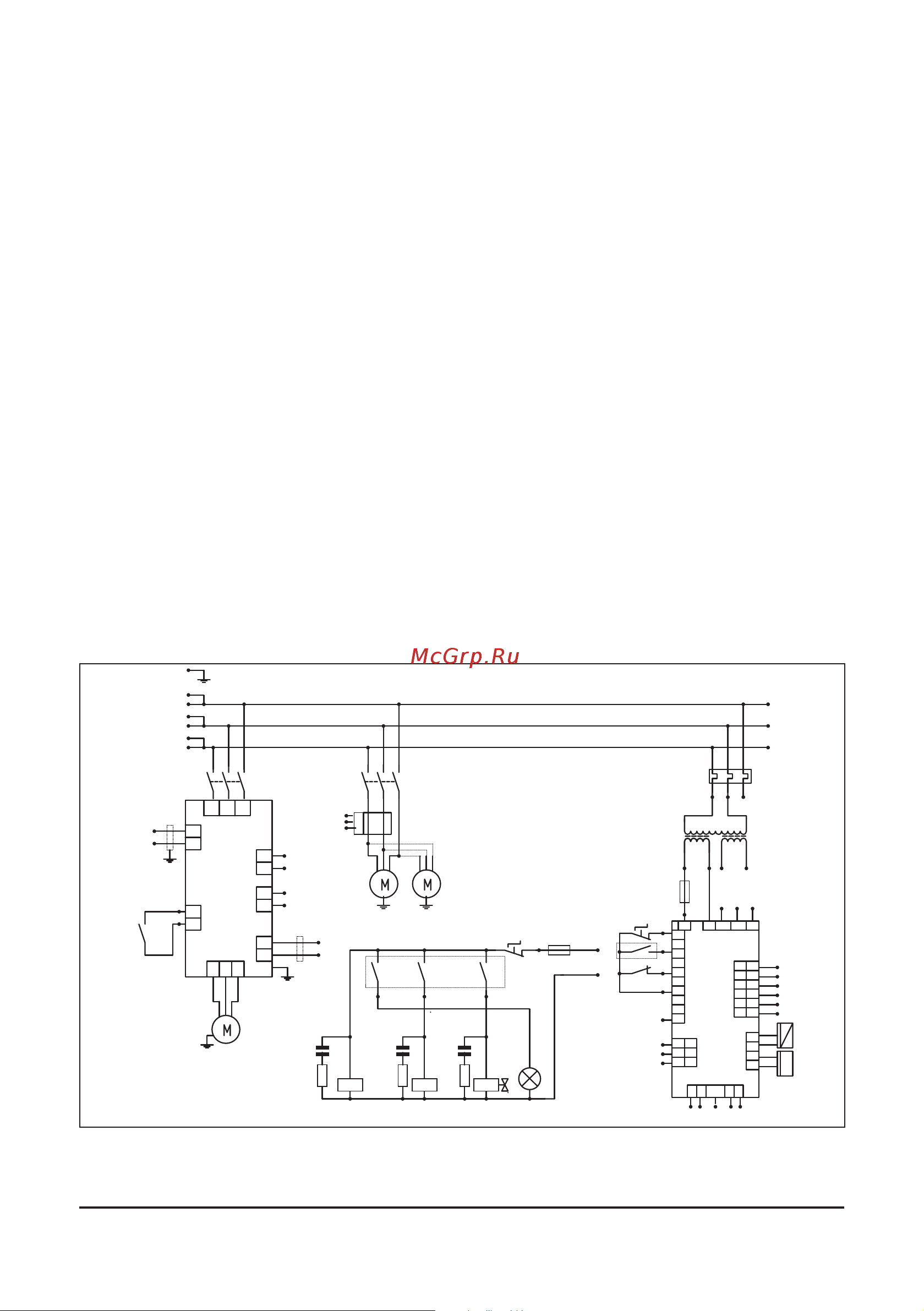 Comprag DV-5510 [12/92] Electrical diagram and main components