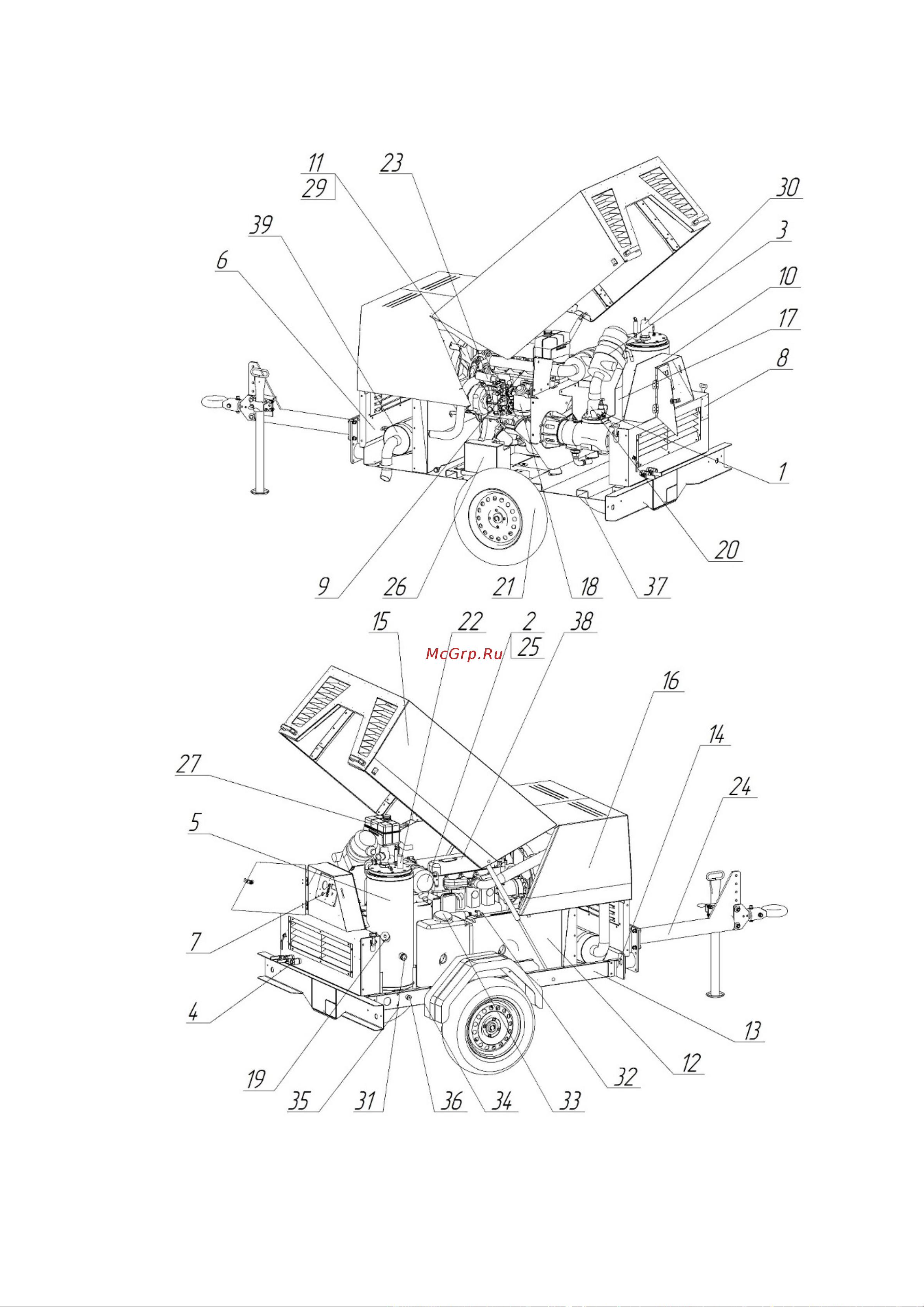 Comprag DACS-3S на раме 11130301 [11/40] Основные компоненты