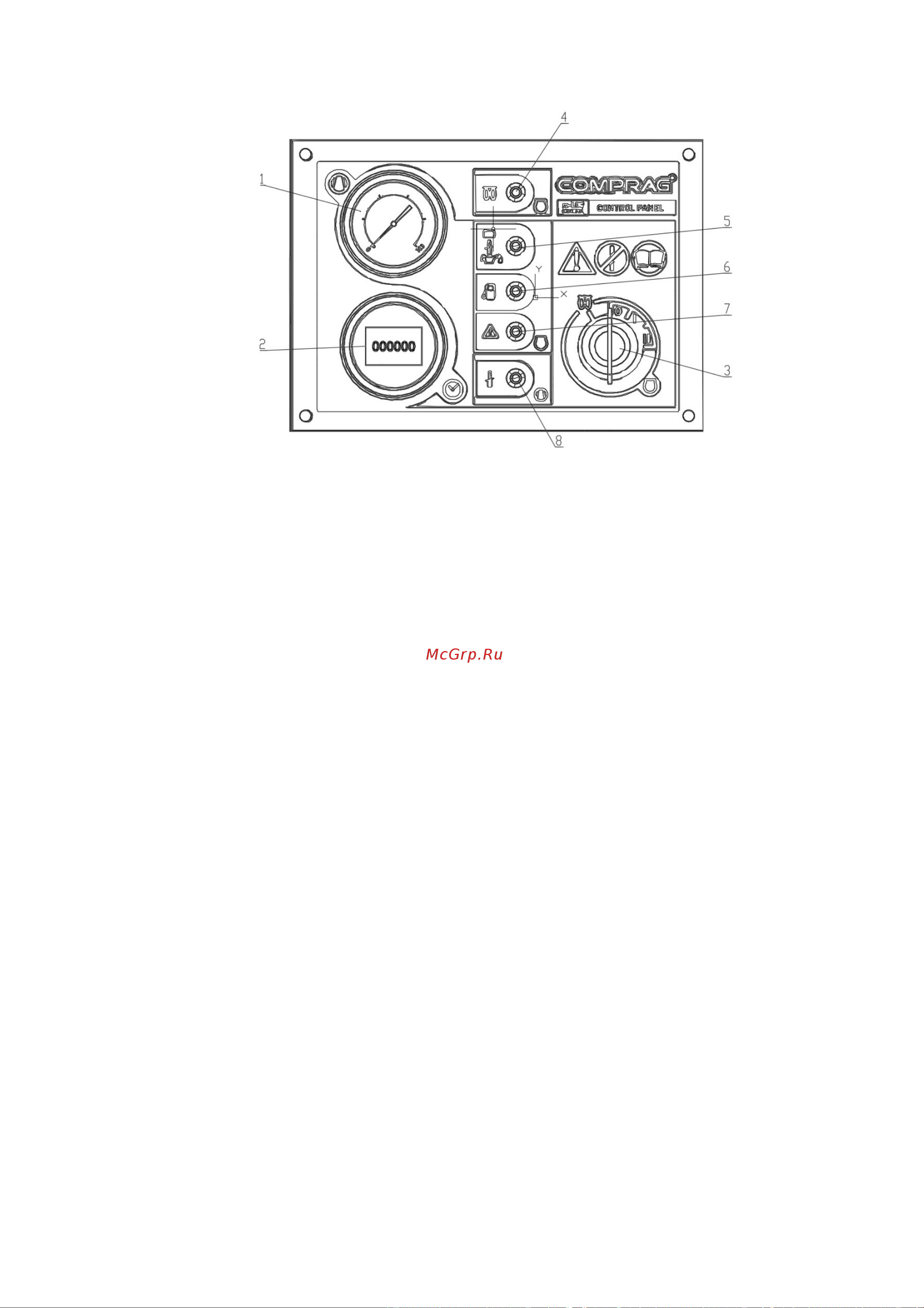 Comprag DACS-5S на раме 11130501 [20/40] Индикация ошибок