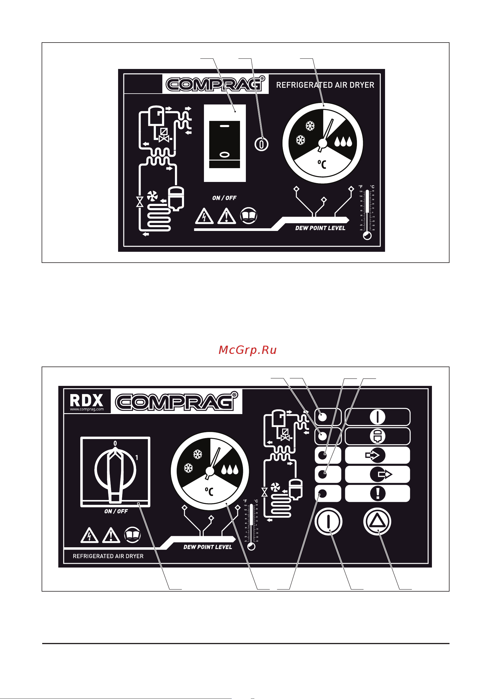 Comprag RDX-12 14310003 [21/32] Comprag осушитель сжатого воздуха рефрижераторного типа серии rdx