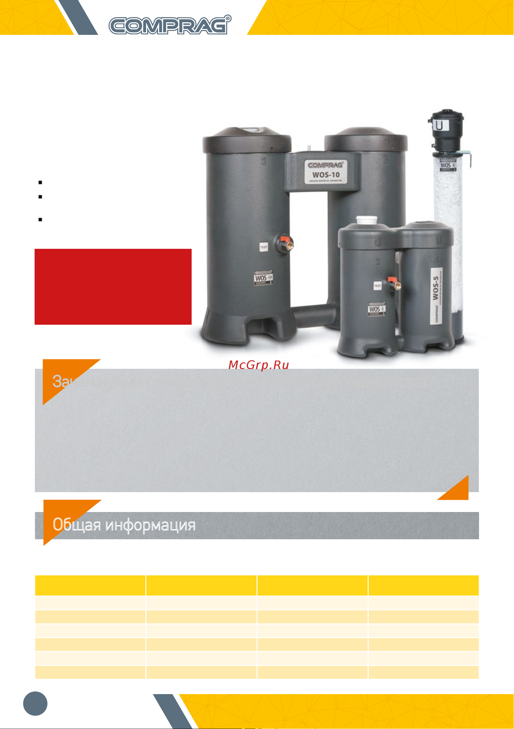 Comprag WOS-30 [2/4] Общая информация