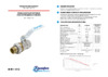 Aquasfera 1106-01 STANDARD полнопроходной латунный с рычагом Инструкция по эксплуатации