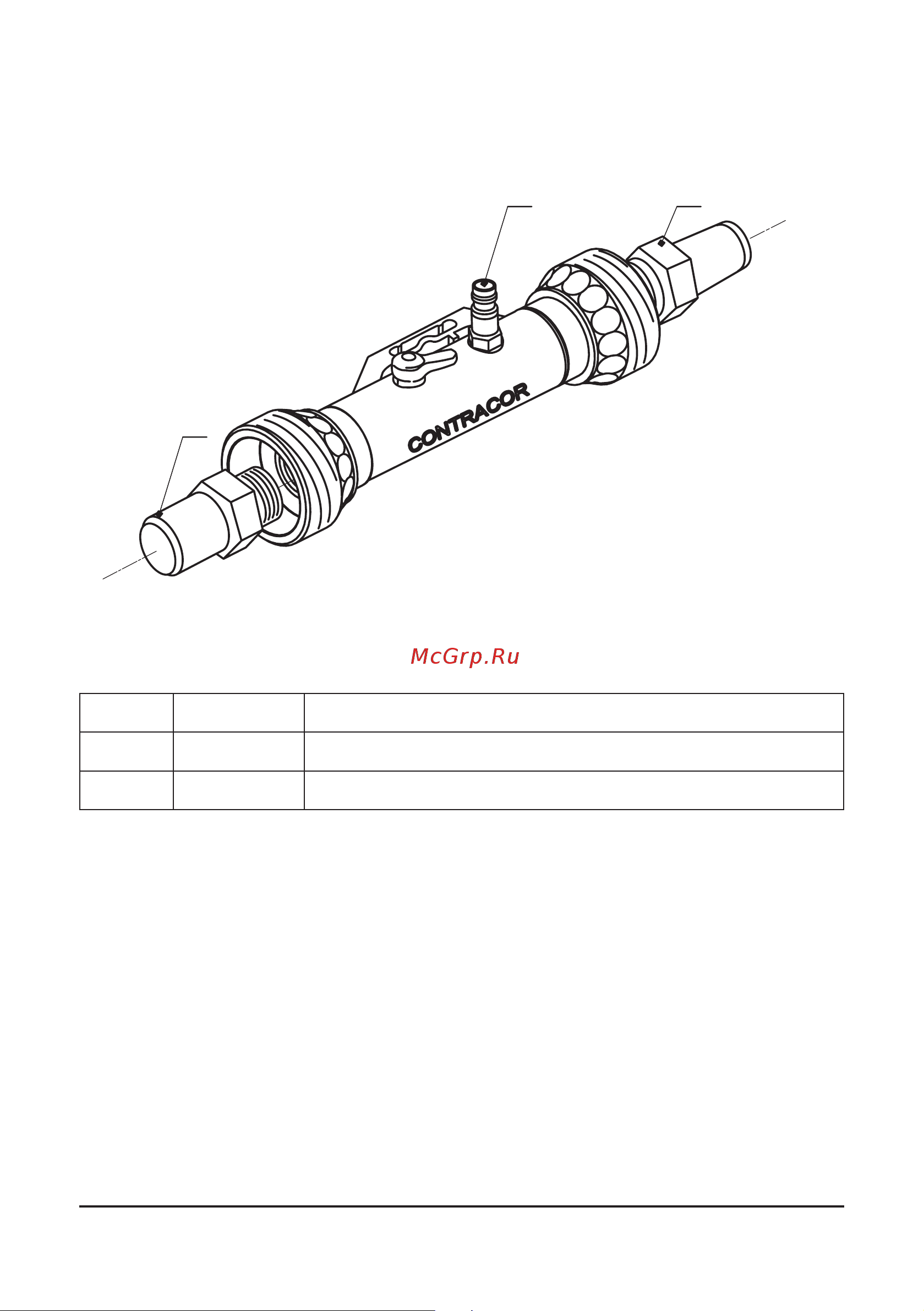 Contracor CCT [11/36] Spare parts