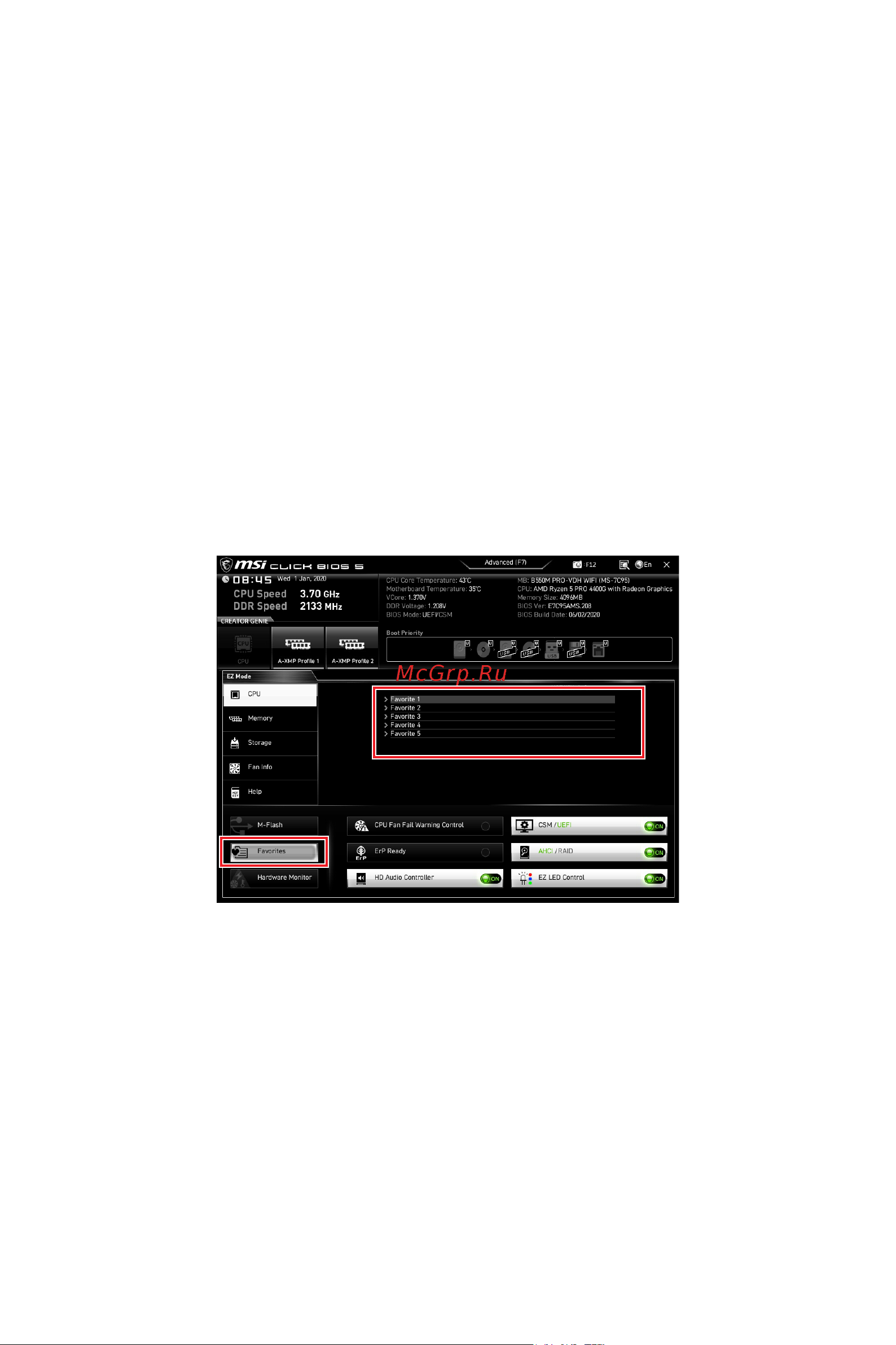 MSI B550M PRO-VDH WIFI [46/168] Important