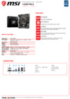 MSI H410M PRO-E Спецификация