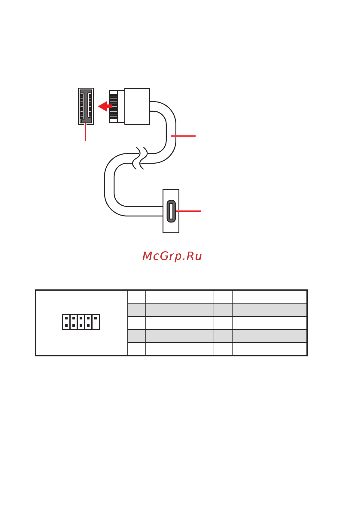 MSI H510TI-S01 [16/26] Jusb1 разъем usb 3 gen 1 type c