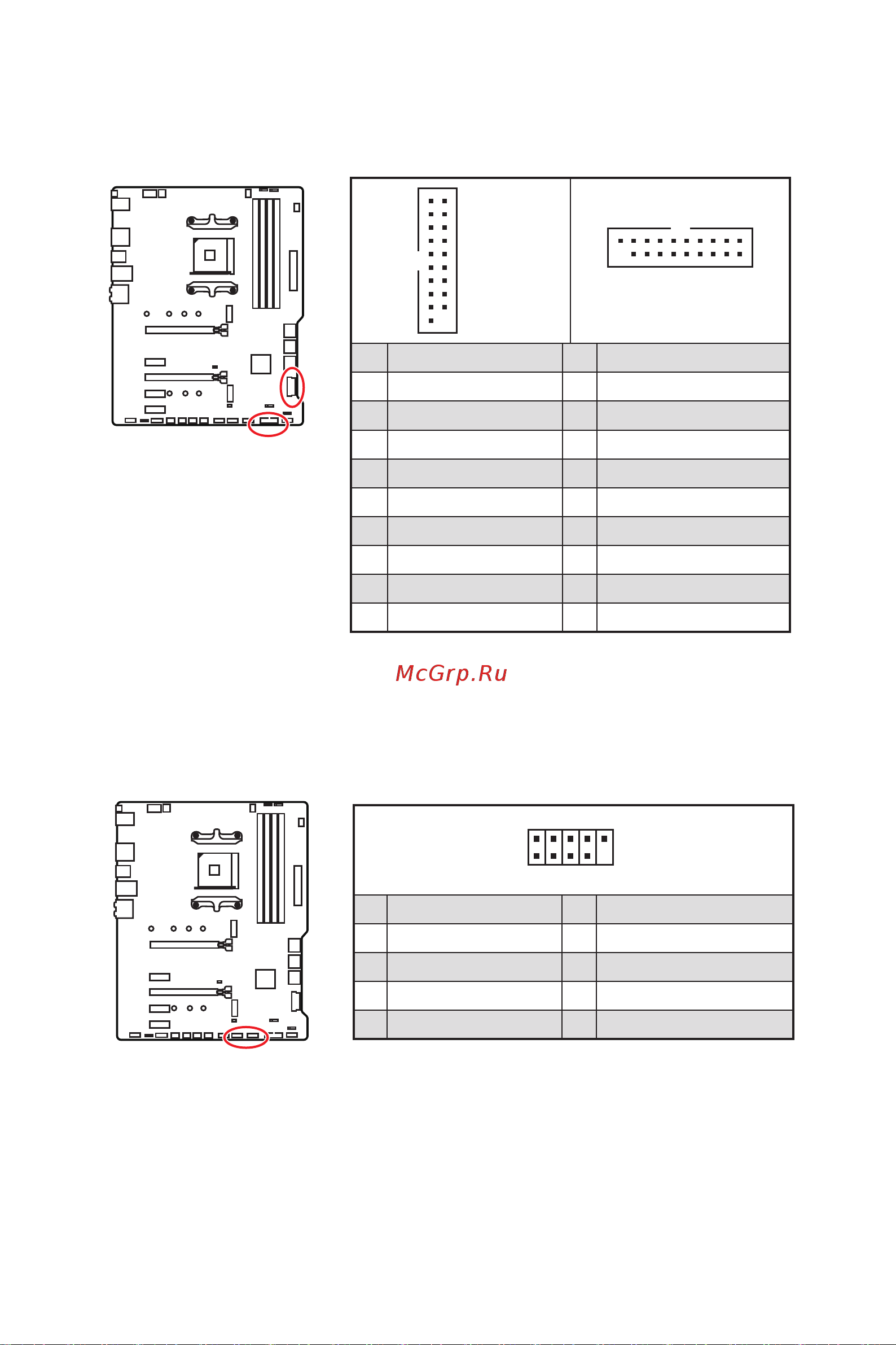 MSI X570-A PRO [140/160] Jusb1 2 разъемы usb 2