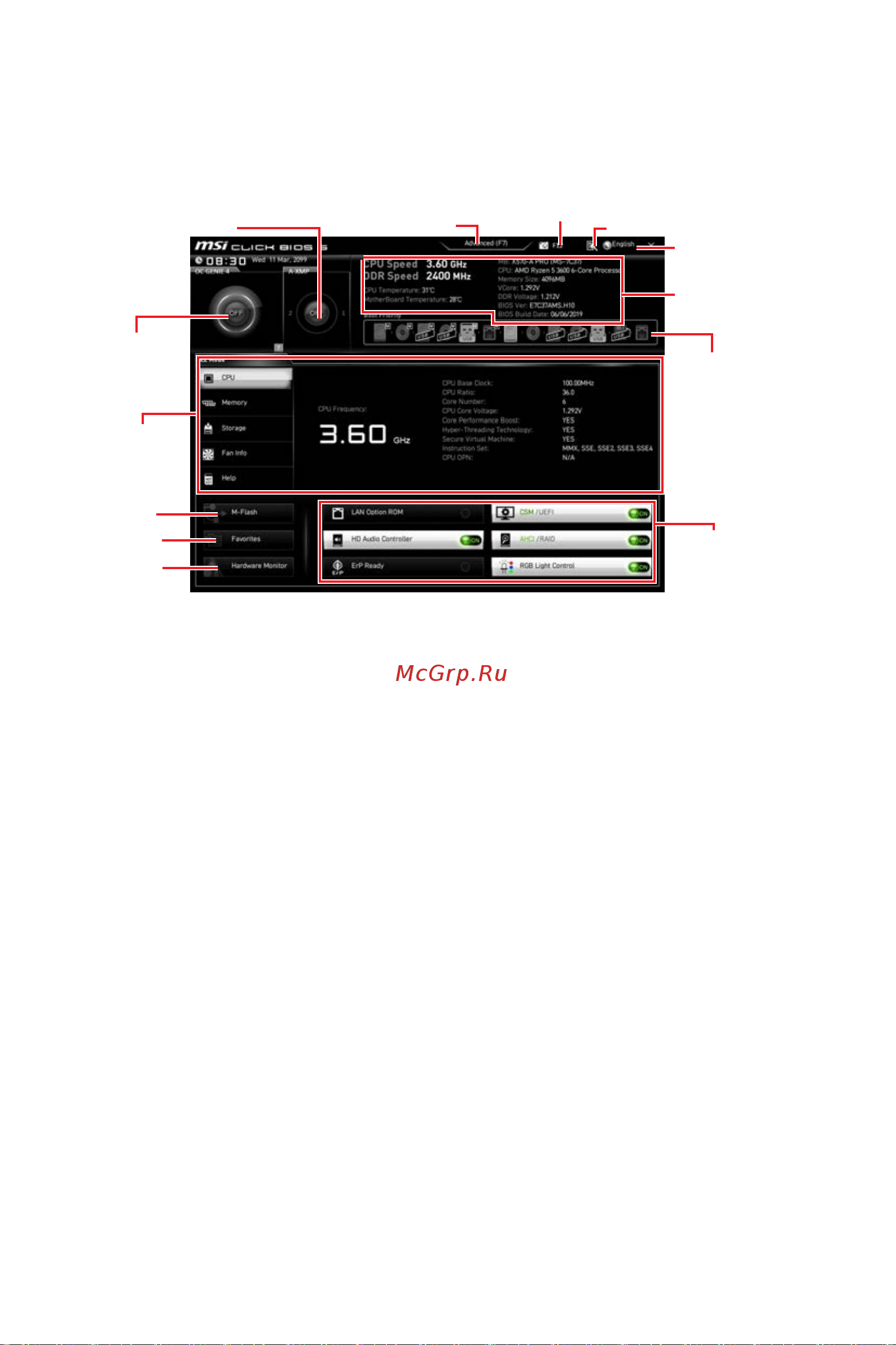 MSI X570-A PRO [42/160] Ez mode