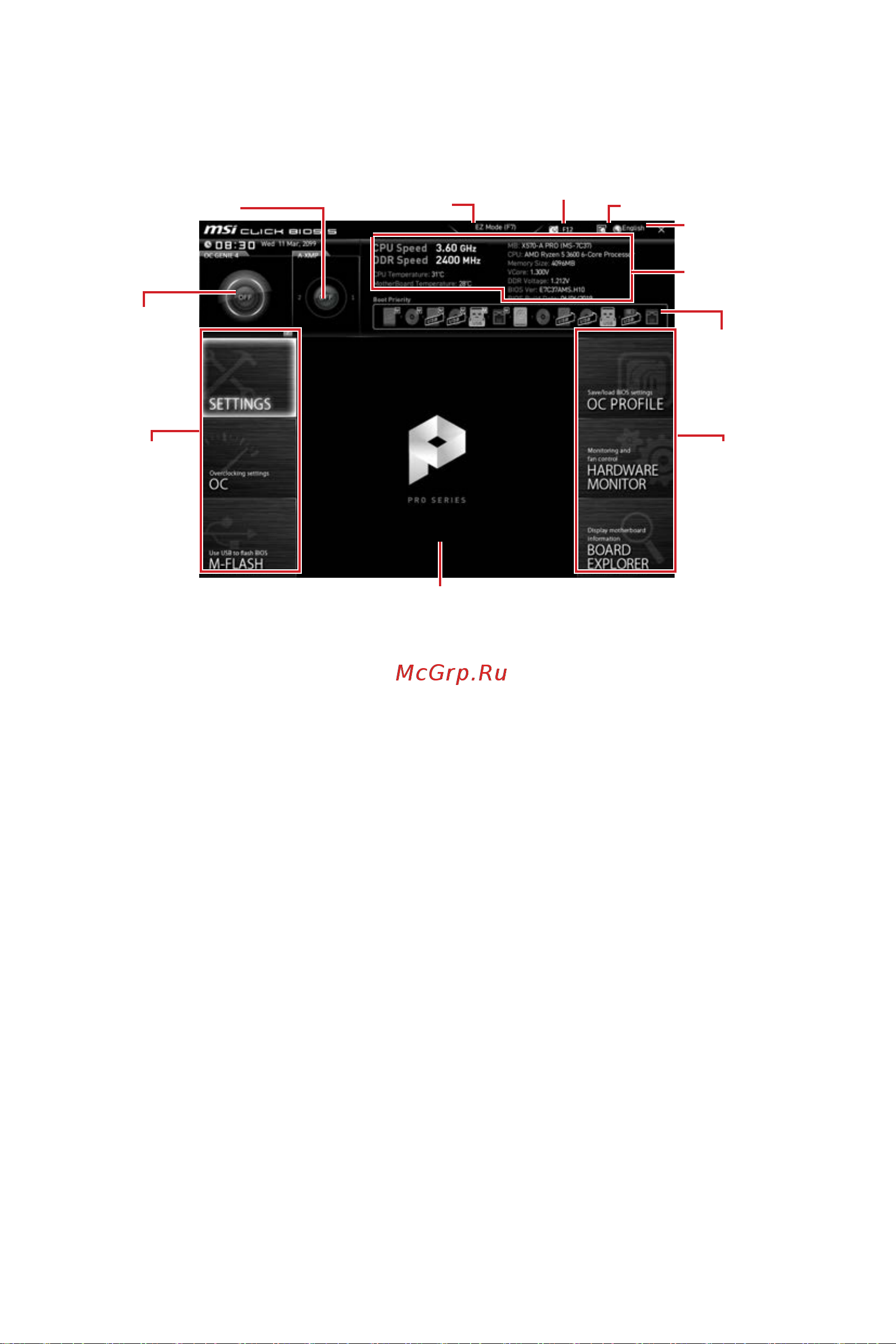 MSI X570-A PRO [44/160] Advanced mode