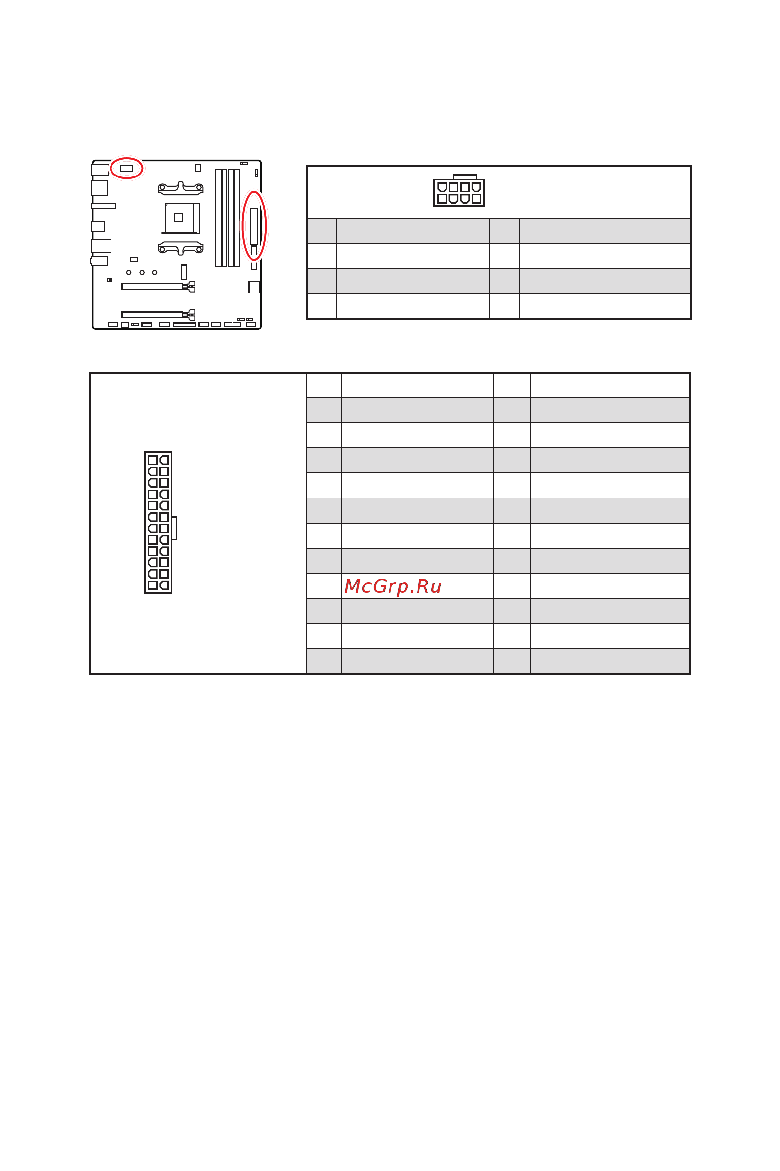 MSI B450M BAZOOKA MAX WIFI [31/71] Cpu_pwr1 atx_pwr1 power connectors