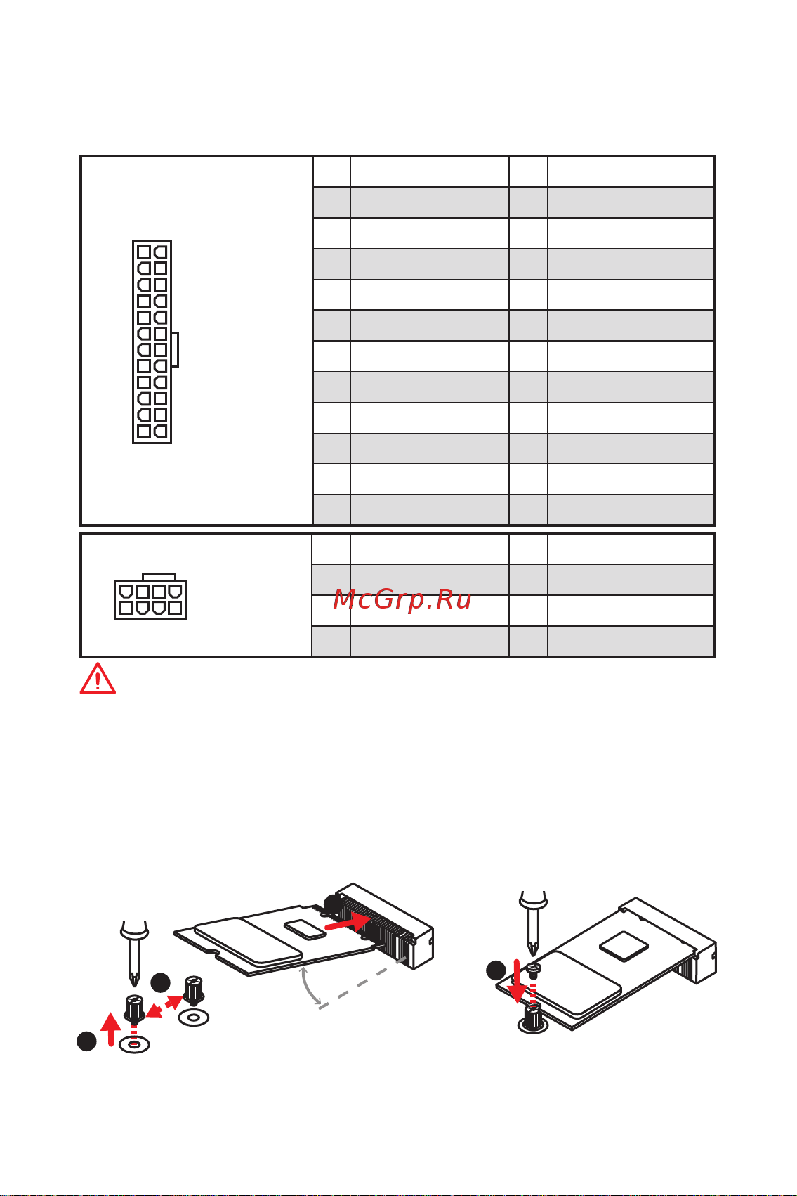 MSI B450M PRO-M2 MAX [13/21] M2_1 разъем m ключ m