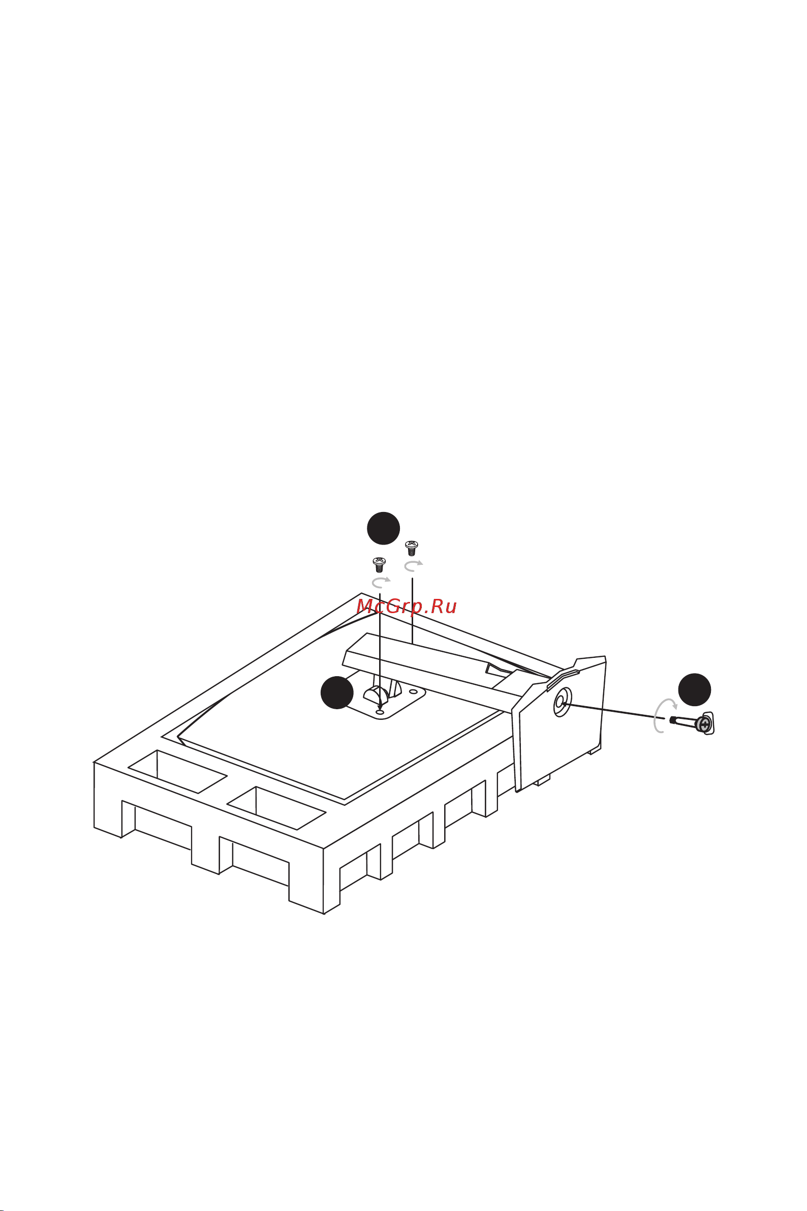 MSI Optix MAG281URF [4/33] Установка монитора на подставку