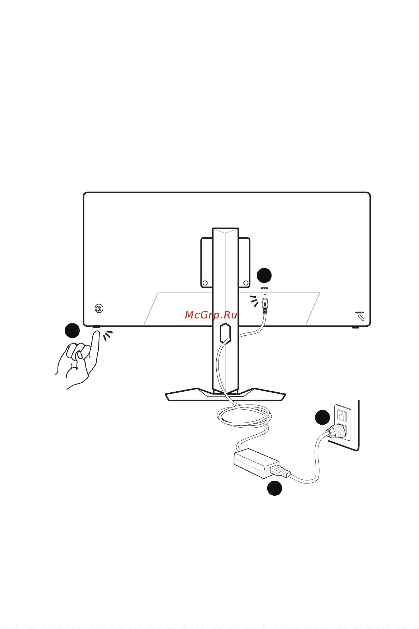 MSI Optix MAG301RF [8/28] Подключение монитора к пк