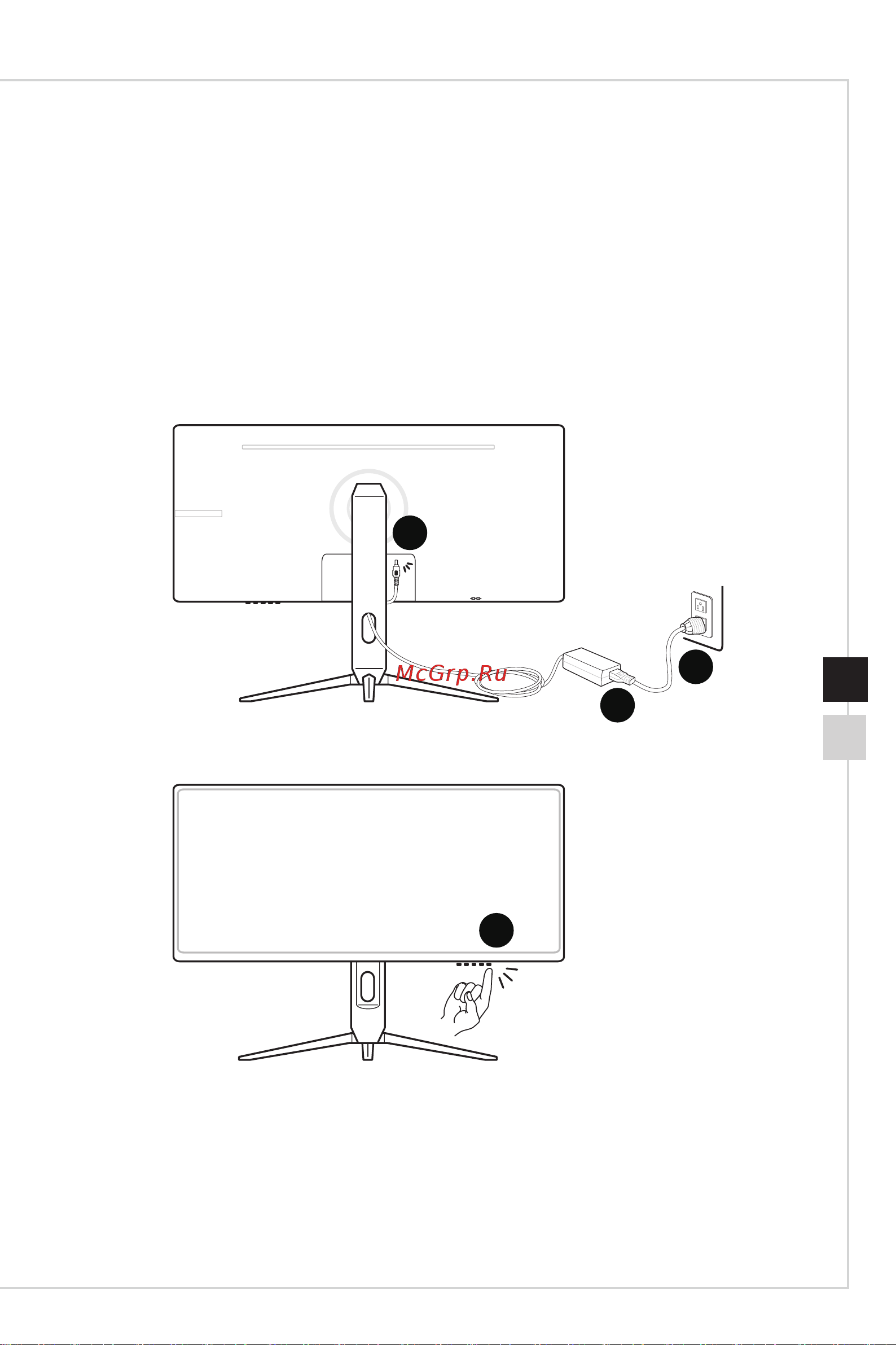 MSI Optix MAG342CQ [15/31] Connecting the monitor to pc