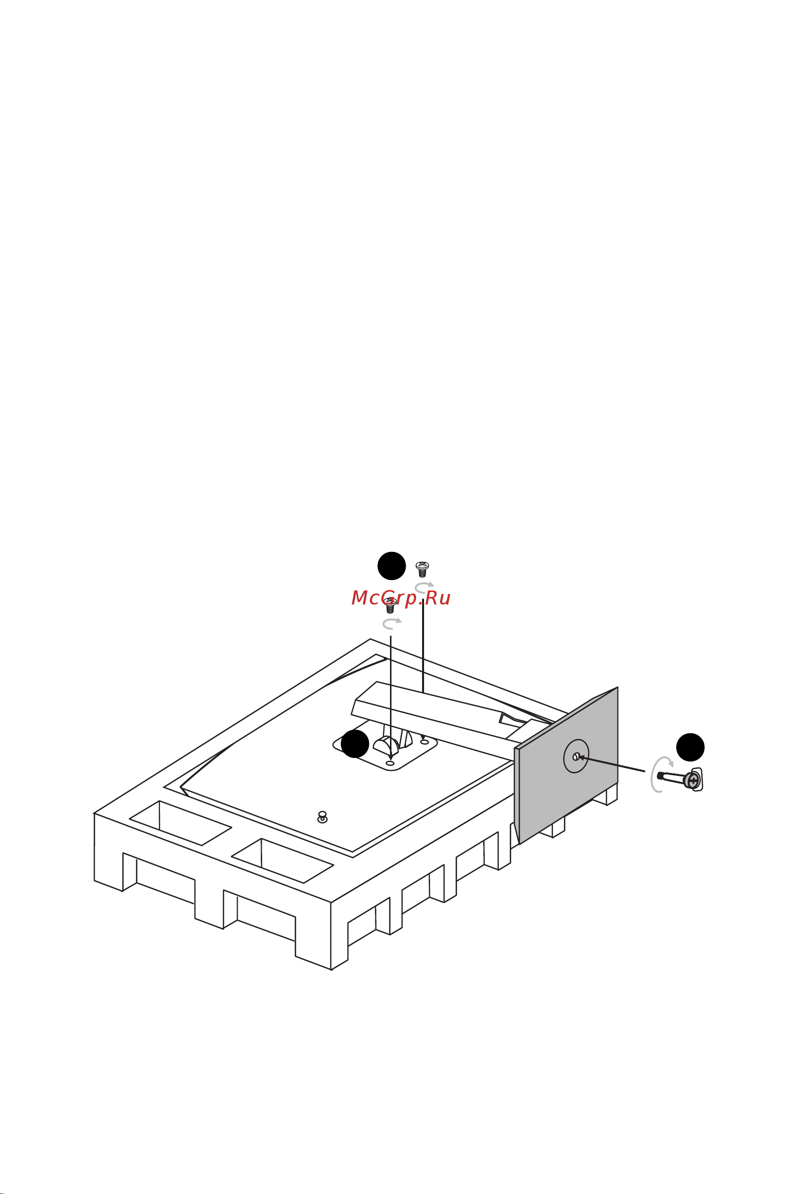 MSI Optix MAG245R [4/29] Установка монитора на подставку