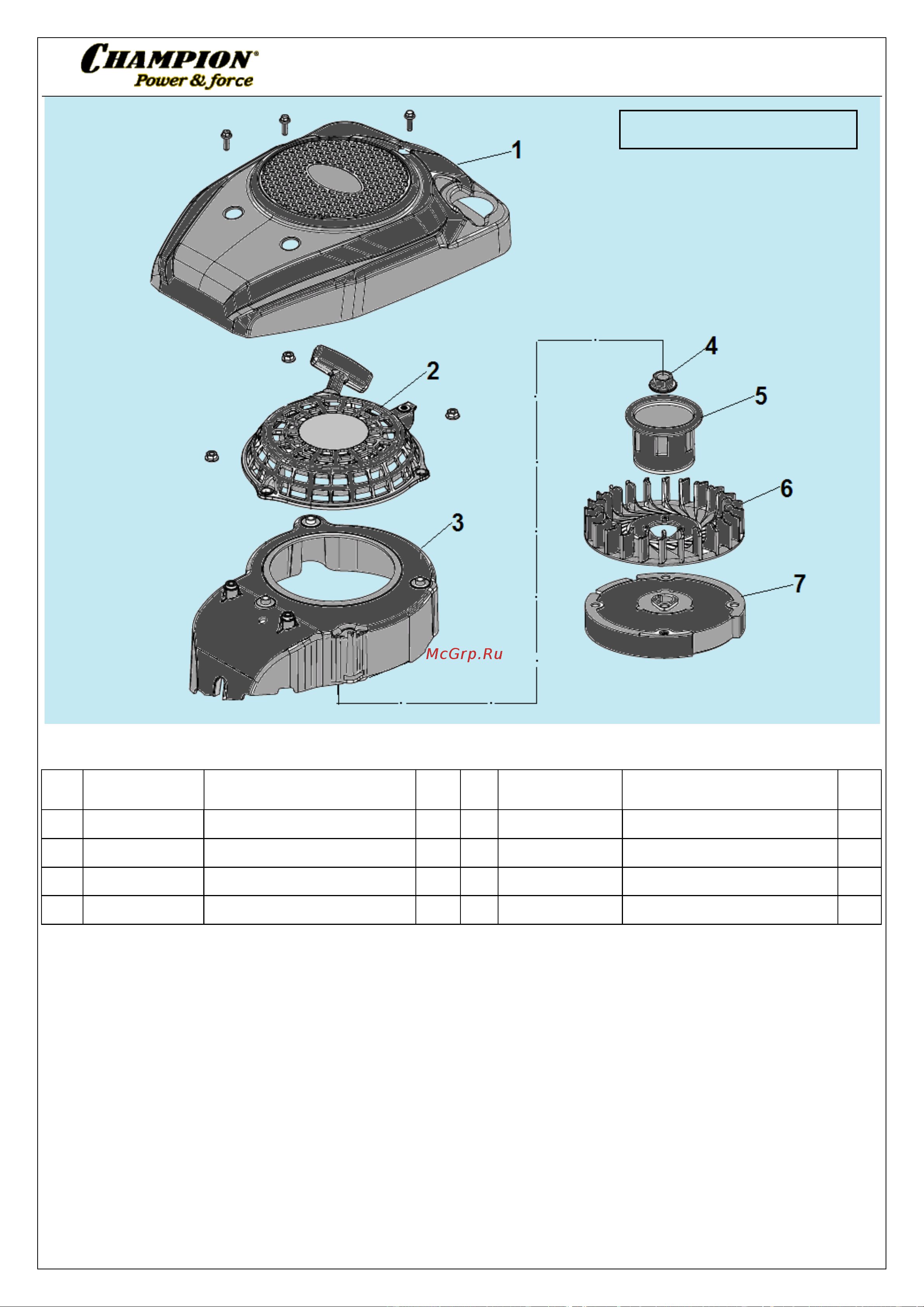 Champion BC5602 [19/24] Иллюстрированный каталог запасных часте