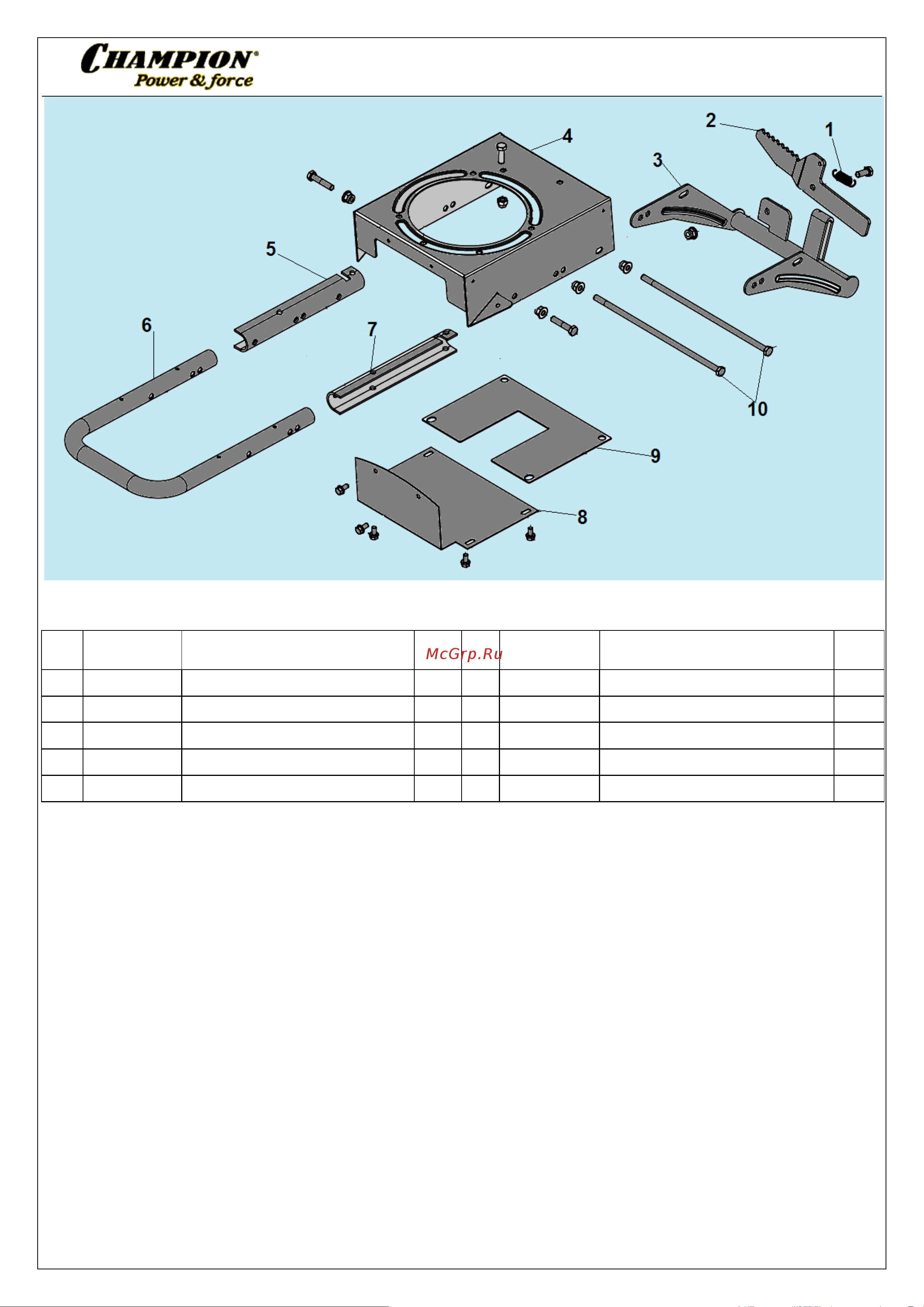 Champion BC5602 [2/24] Иллюстрированный каталог запасных часте