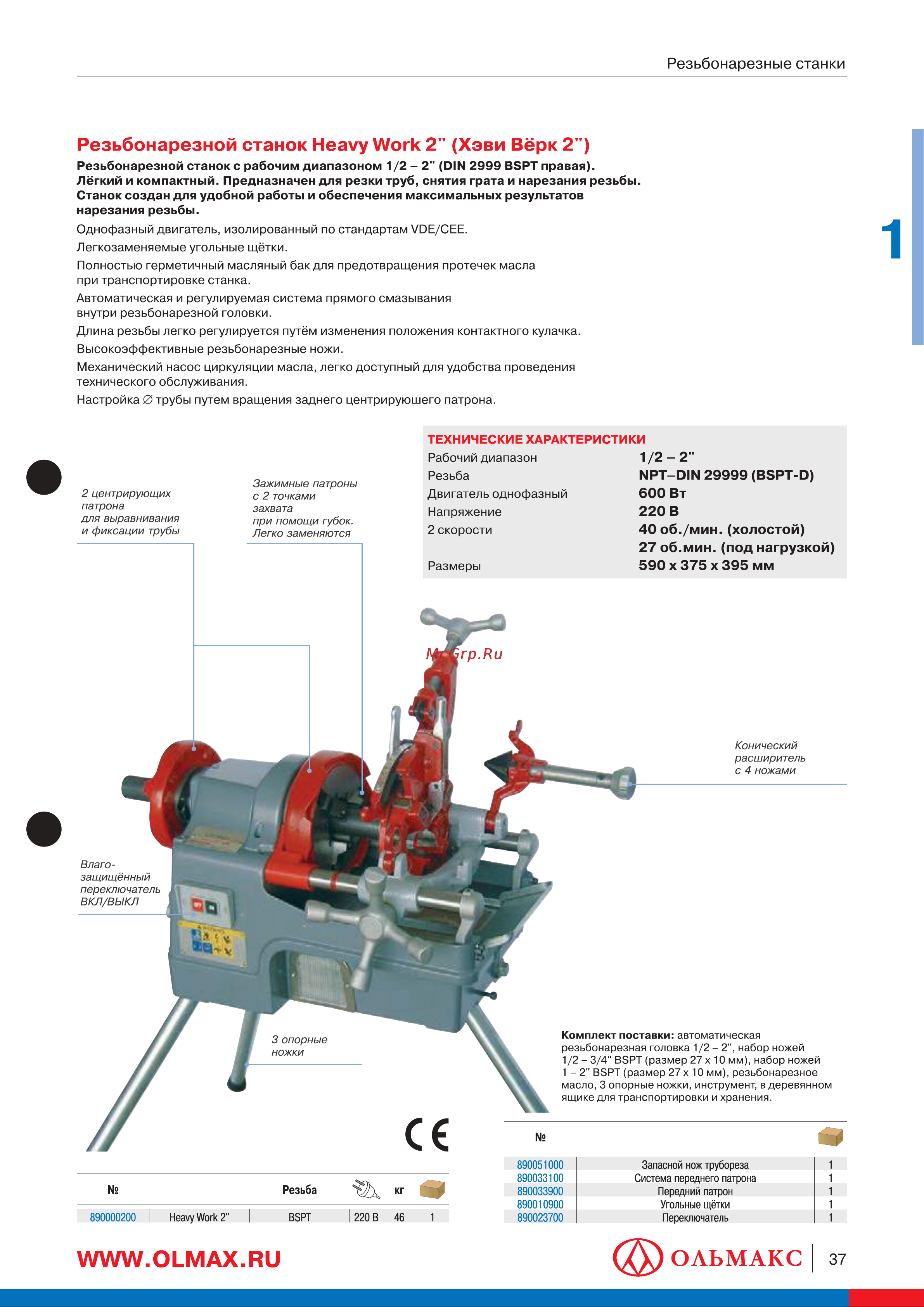 Super-Ego Heavy Work BSPT R 890000200 Ножи для резьбонарезных станков онлайн