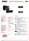 MSI GeForce RTX 4080 16GB GAMING TRIO Спецификация
