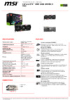 MSI GeForce RTX 4080 16GB GAMING X TRIO Спецификация