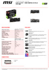 MSI GeForce RTX 3080 VENTUS 3X PLUS 12G LHR Спецификация