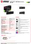 MSI GeForce RTX 3080 VENTUS 3X PLUS 10G LHR Спецификация