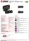 MSI GeForce RTX 3070 GAMING Z TRIO 8G LHR Спецификация
