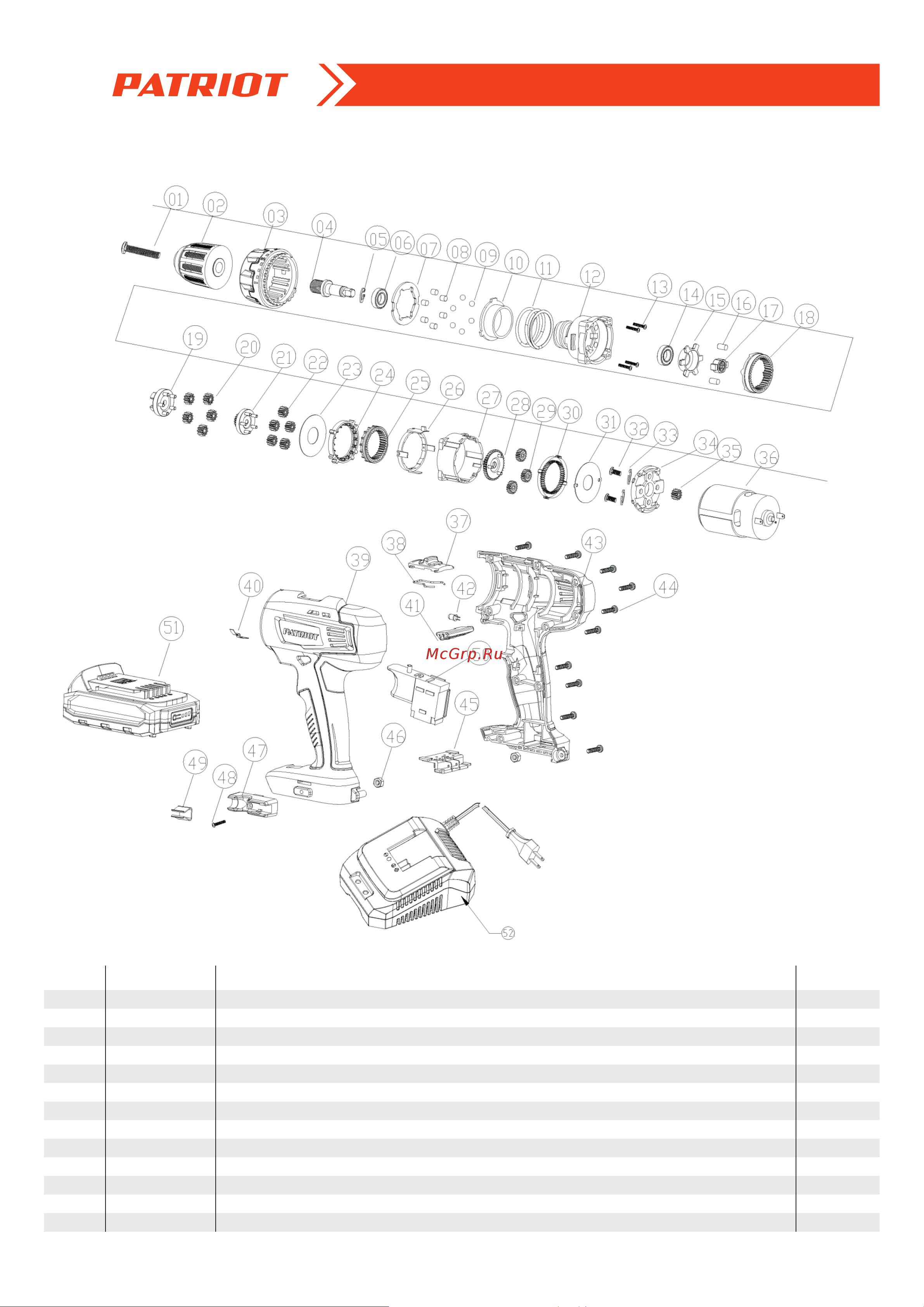Patriot BR 180 UES [2/4] Артикул 180 30 1540