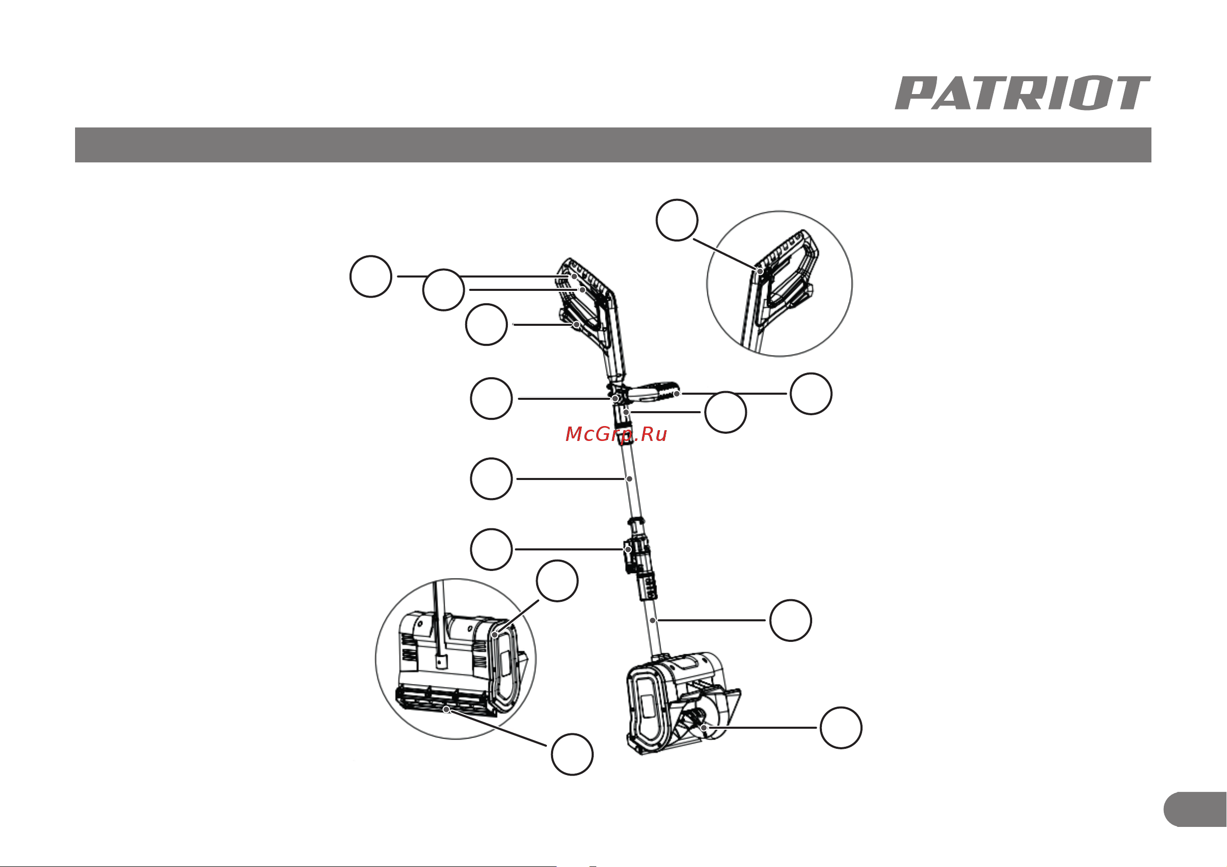 Patriot PE 1003 UES 426302213 Инструкция онлайн [8/17] 839855