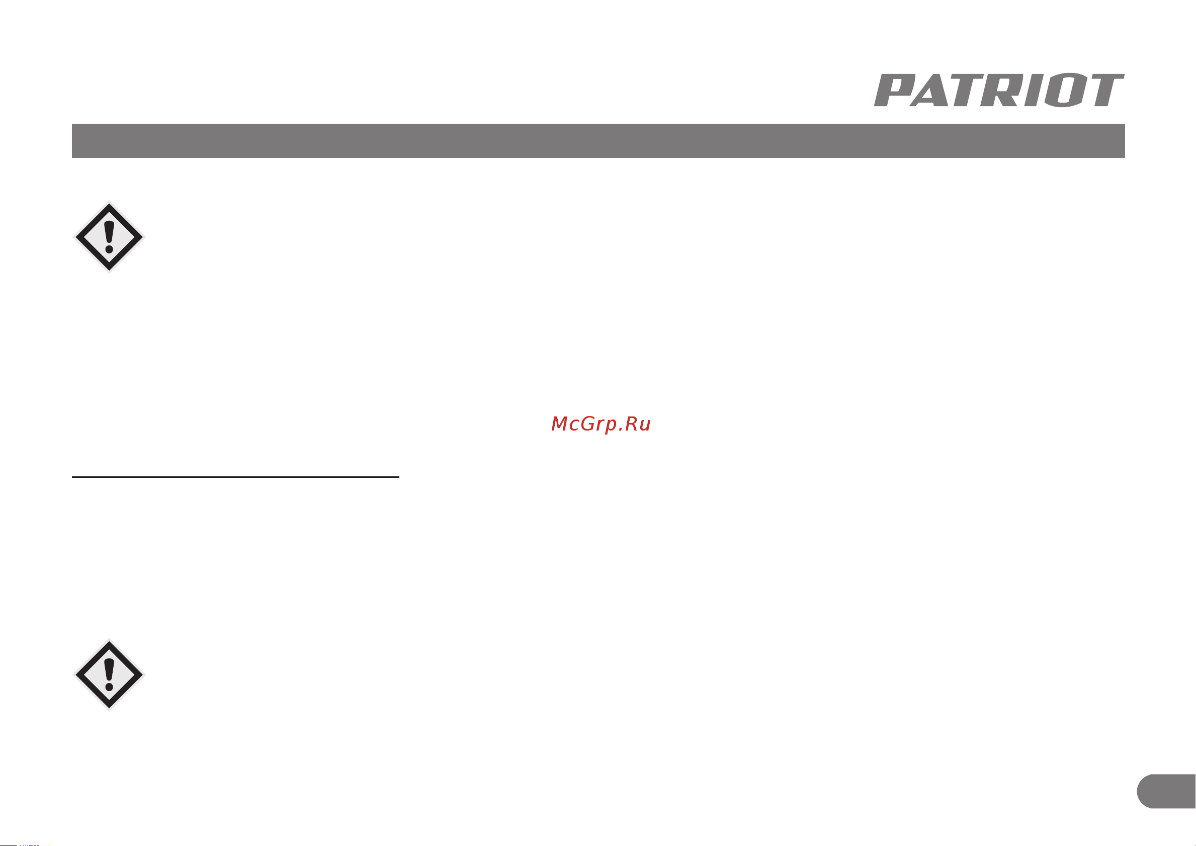 Patriot PS 602 E [22/30] Техническое обслуживание