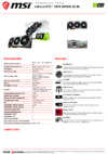 MSI GeForce RTX 3070 SUPRIM SE 8G Спецификация