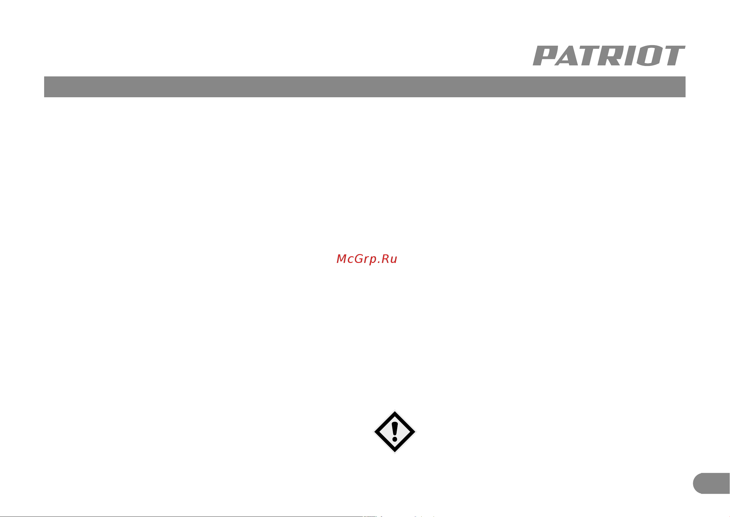 Patriot PT 410 [7/24] Техника безопасности