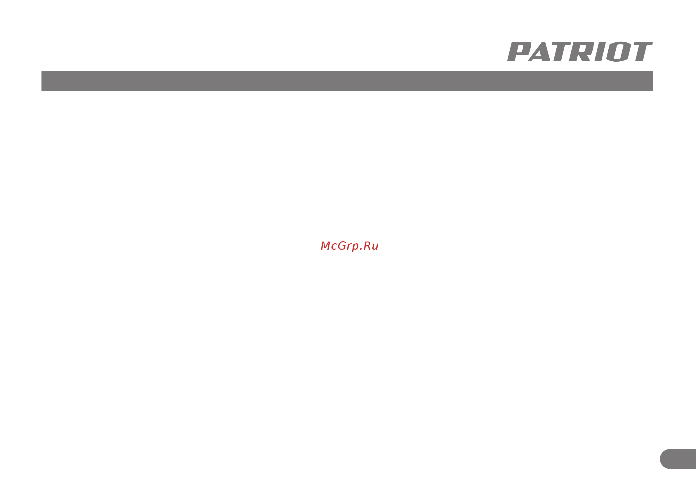 Patriot F 450 Z [4/13] Общие сведения