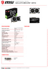 MSI GeForce RTX 2060 SUPER VENTUS Спецификация