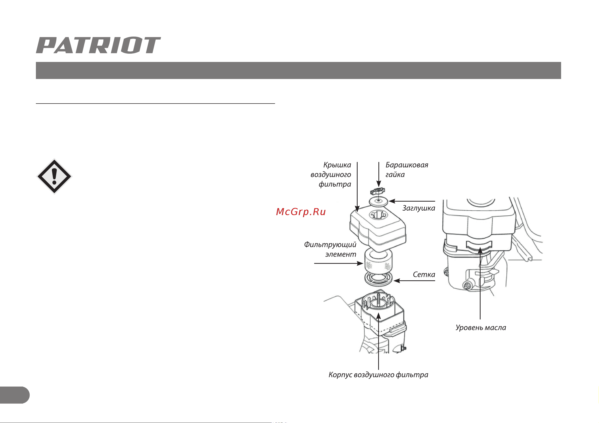 Patriot PT SB200 E 732107080 [23/30] Техническое обслуживание
