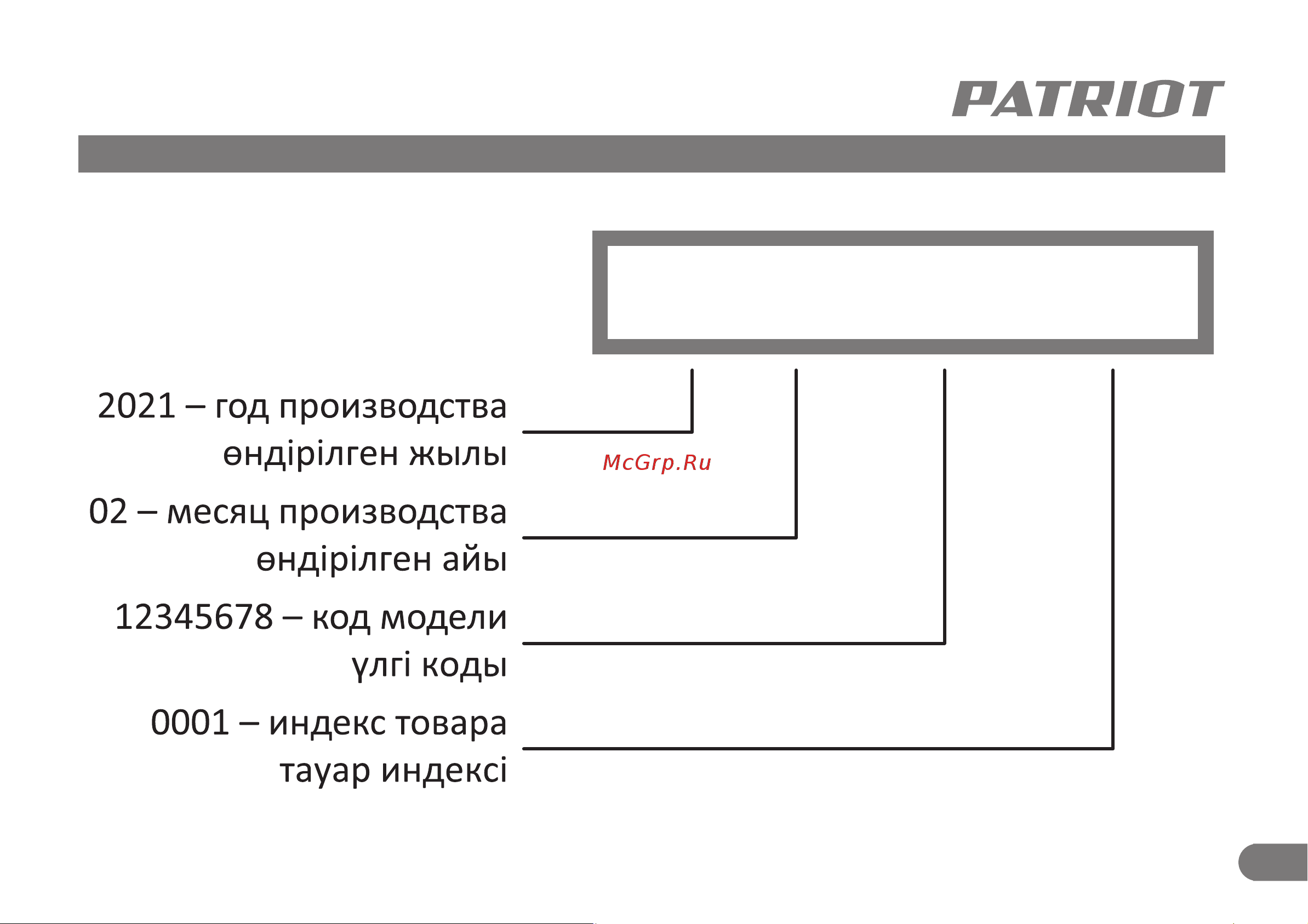 Patriot PT SB200 E 732107080 [30/30] 02 12345678 0001