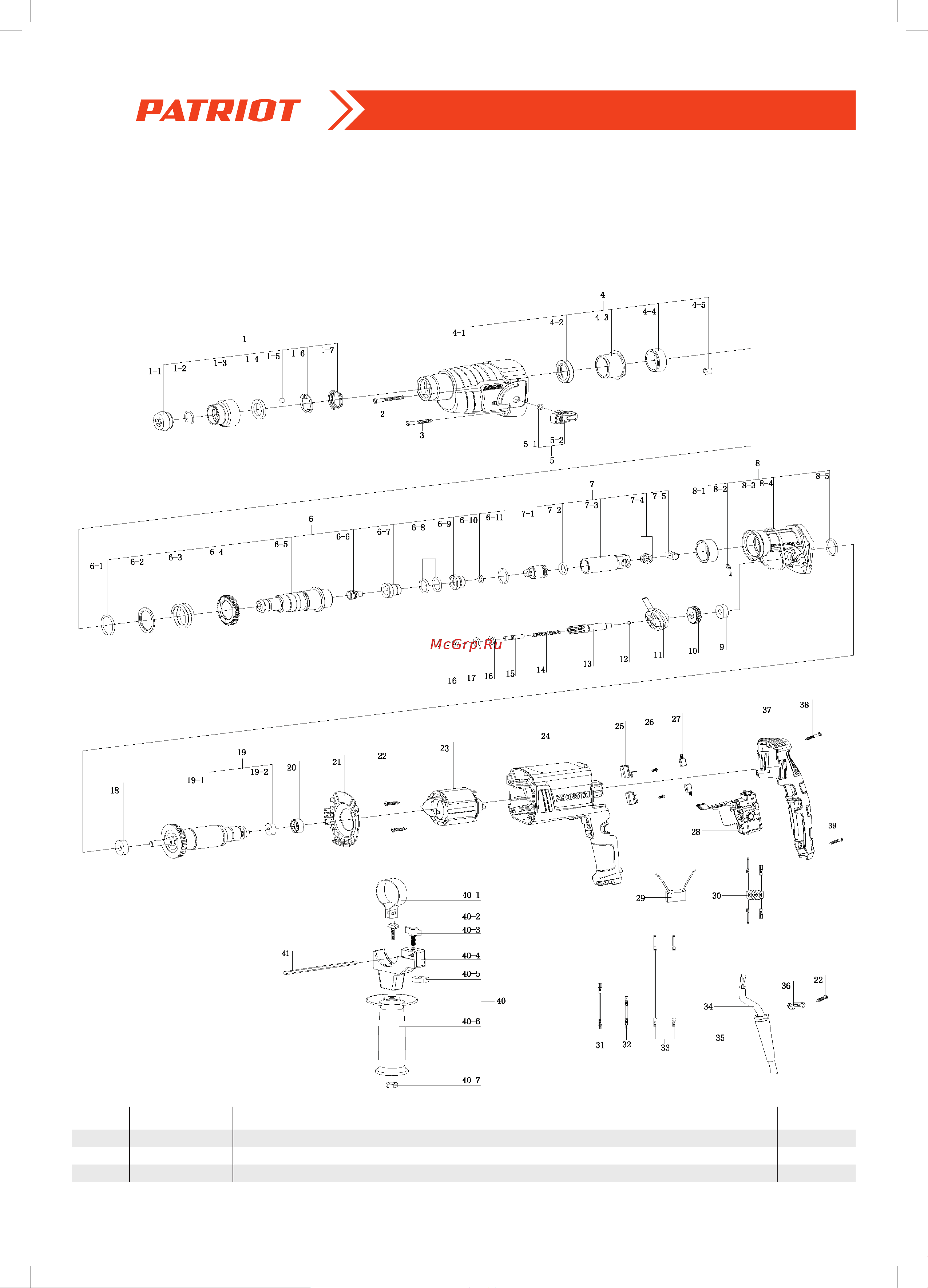 Patriot RH 160 [2/4] Перфоратор